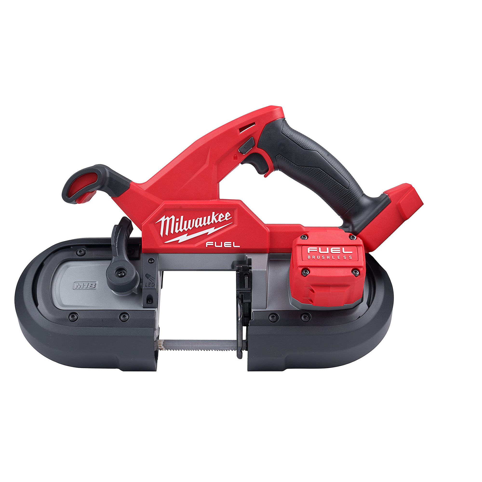 Milwaukee, M18 FUEL Compact Dual-Trigger Band Saw (Tool-Only), Volts 18, Power Type Battery, Model 2829S-20