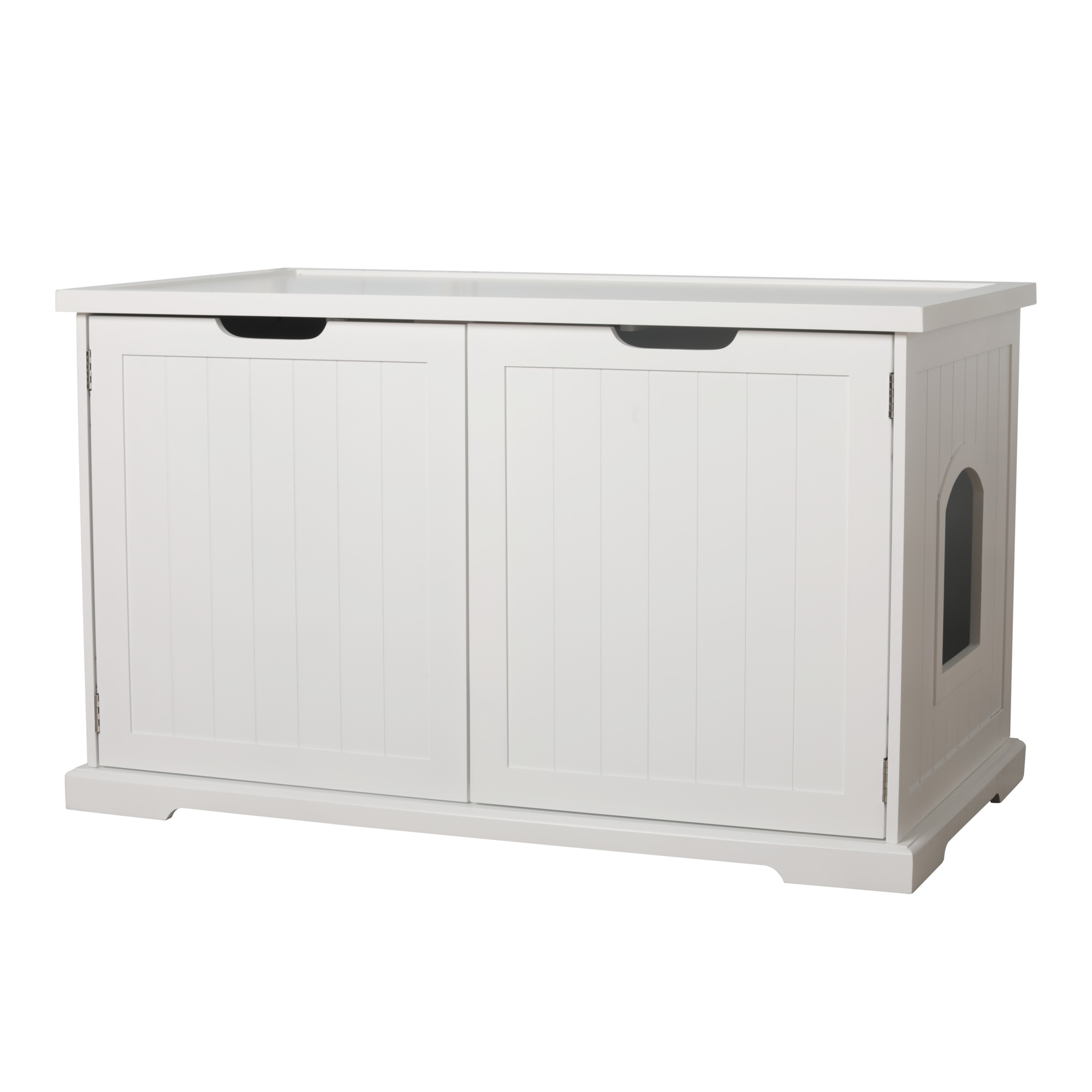 Merry Products, Cat Washroom Bench, White, Model MPS010