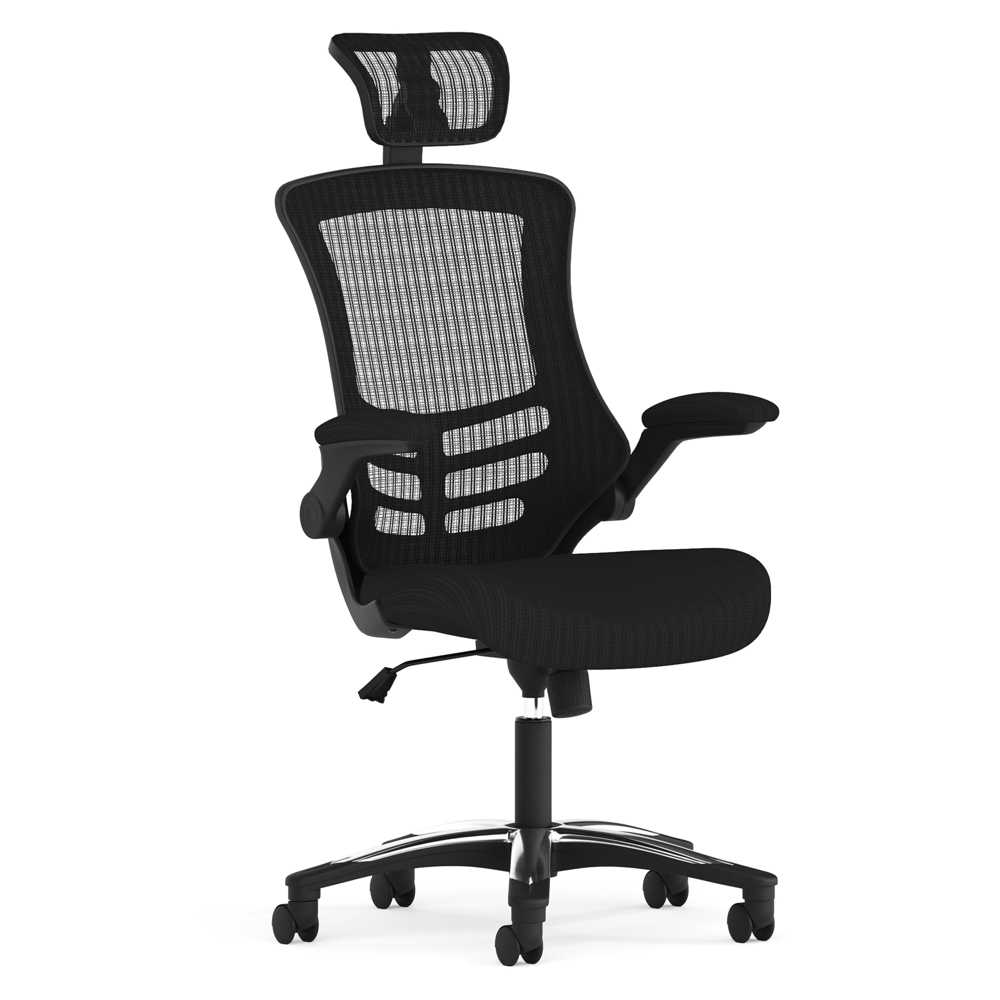 Flash Furniture, High Back Black Mesh Ergonomic Executive Chair, Primary Color Black, Included (qty.) 1, Model BLX5H