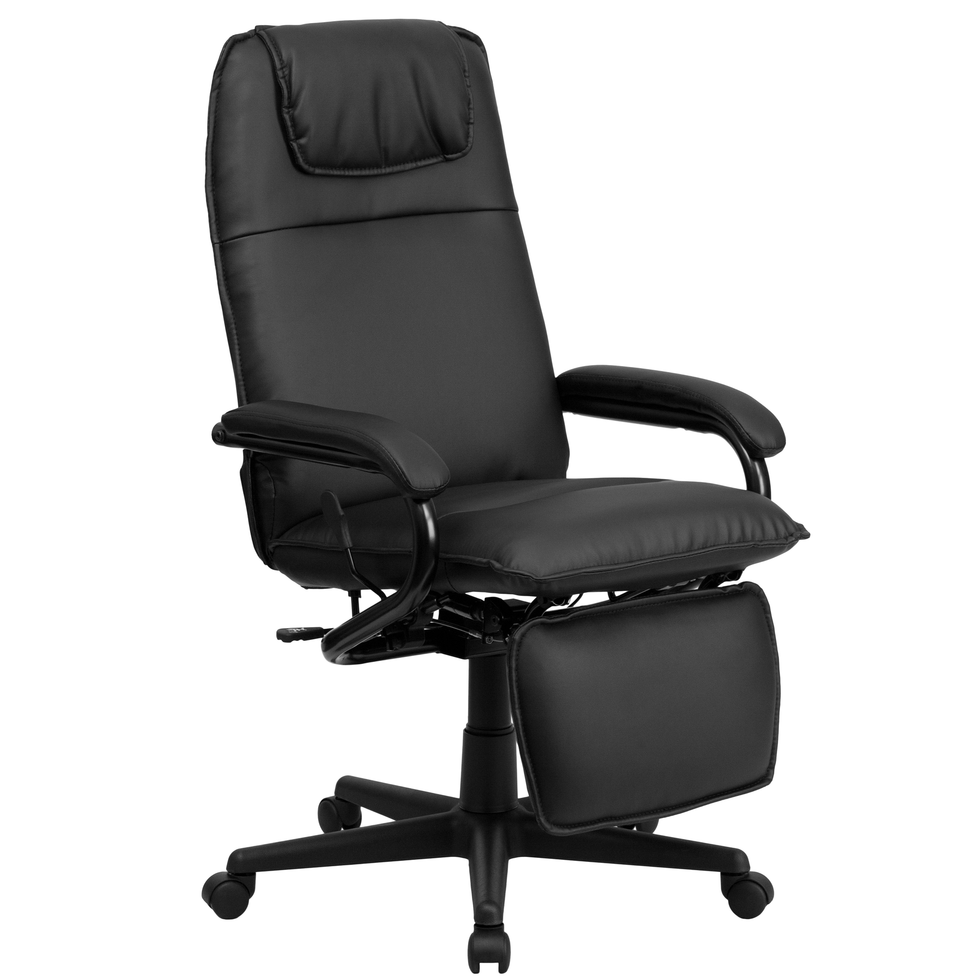 Flash Furniture, High Back Black LeatherSoft Office Chair with Arms, Primary Color Black, Included (qty.) 1, Model BT70172BK -  BT-70172-BK-GG