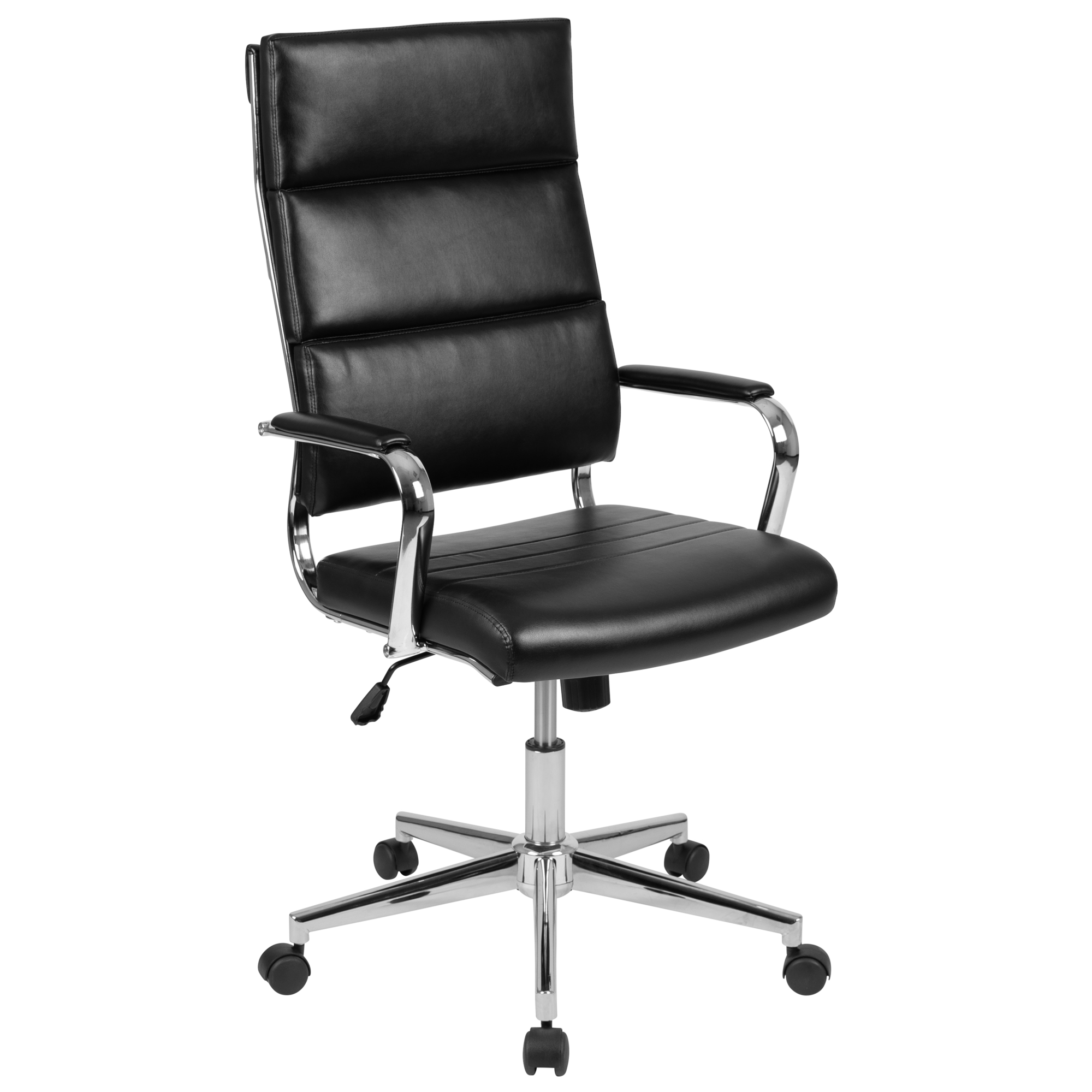 Flash Furniture, High Back Black LeatherSoft Executive Office Chair, Primary Color Black, Included (qty.) 1, Model BT20595H2BK