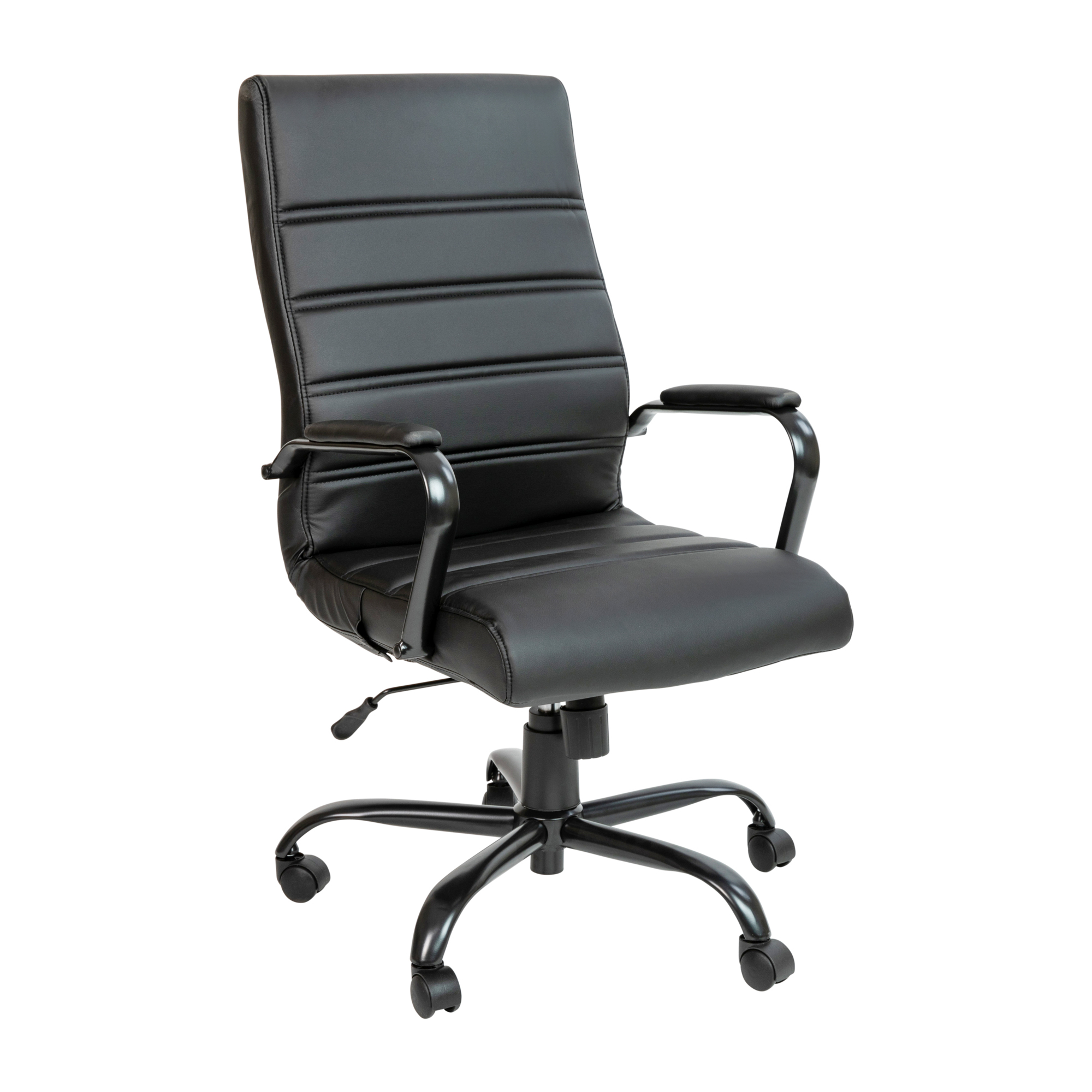 Flash Furniture, High Back Black LeatherSoft Executive Swivel Chair, Primary Color Black, Included (qty.) 1, Model GO2286HBKBK