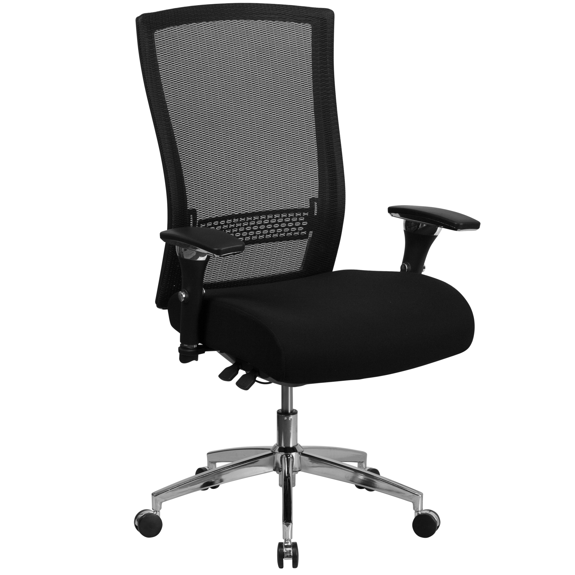 Flash Furniture, 24/7 300 lb. Rated High Back Black Mesh Chair, Primary Color Black, Included (qty.) 1, Model GOWY85H