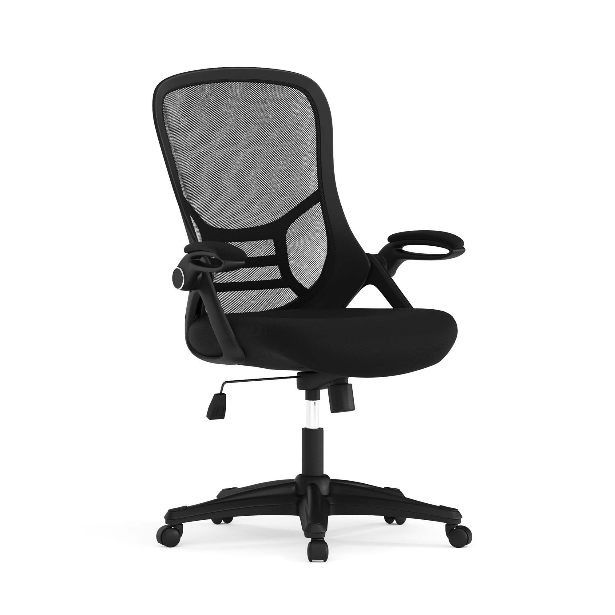 Flash Furniture, Black Mesh/Black Frame Ergonomic Office Chair, Primary Color Black, Included (qty.) 1, Model HL00161BKBK
