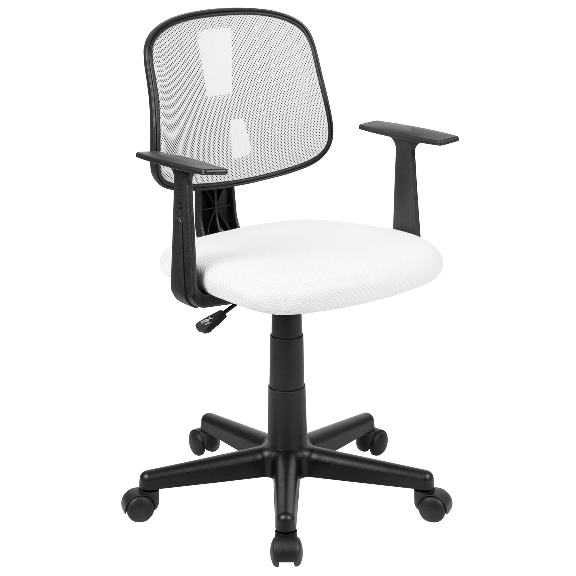 Flash Furniture, Flash Fundamentals Pivot Back White Mesh Chair, Primary Color White, Included (qty.) 1, Model LF134AWH