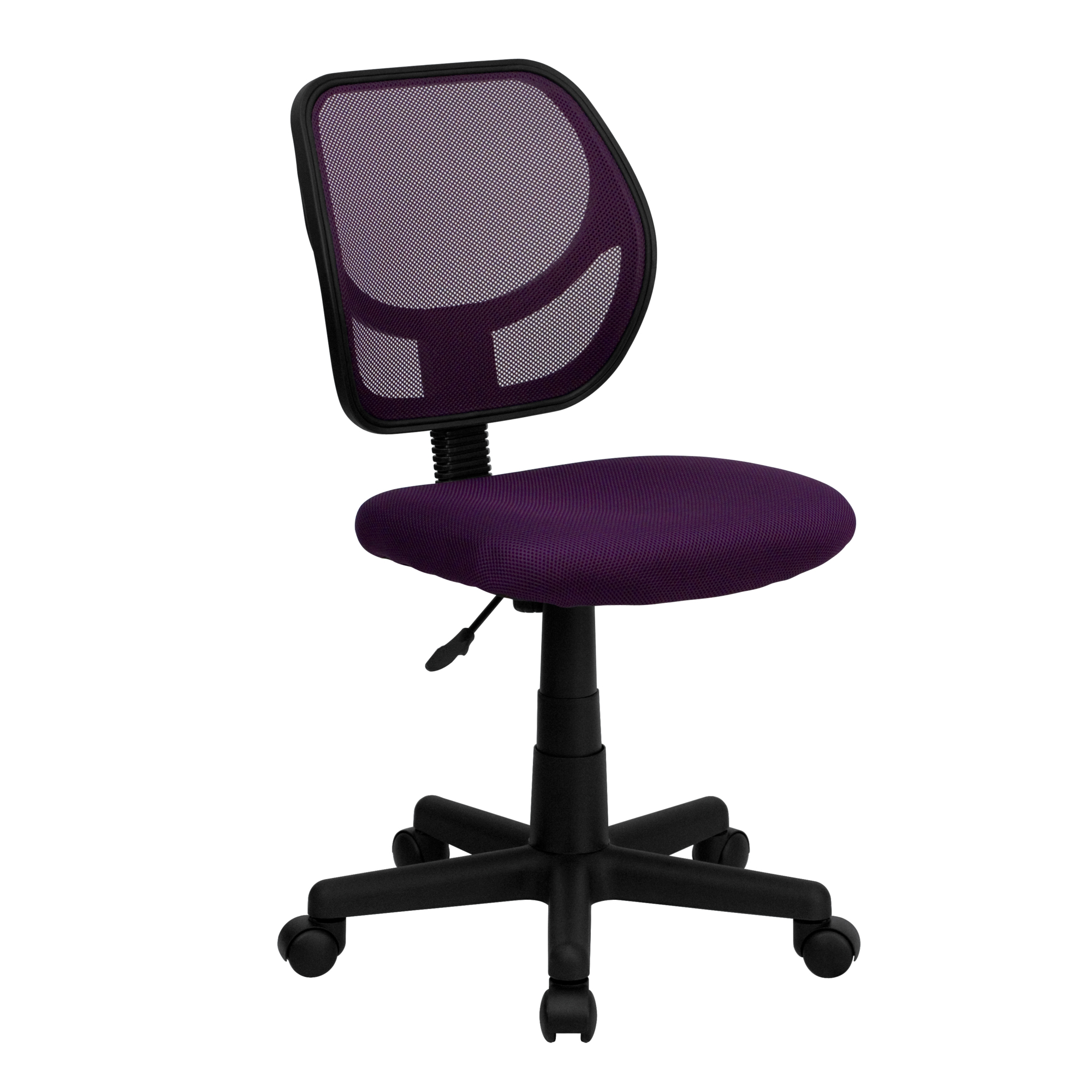 Flash Furniture, Low Back Purple Mesh Swivel Task Office Chair, Primary Color Purple, Included (qty.) 1, Model WA3074PUR