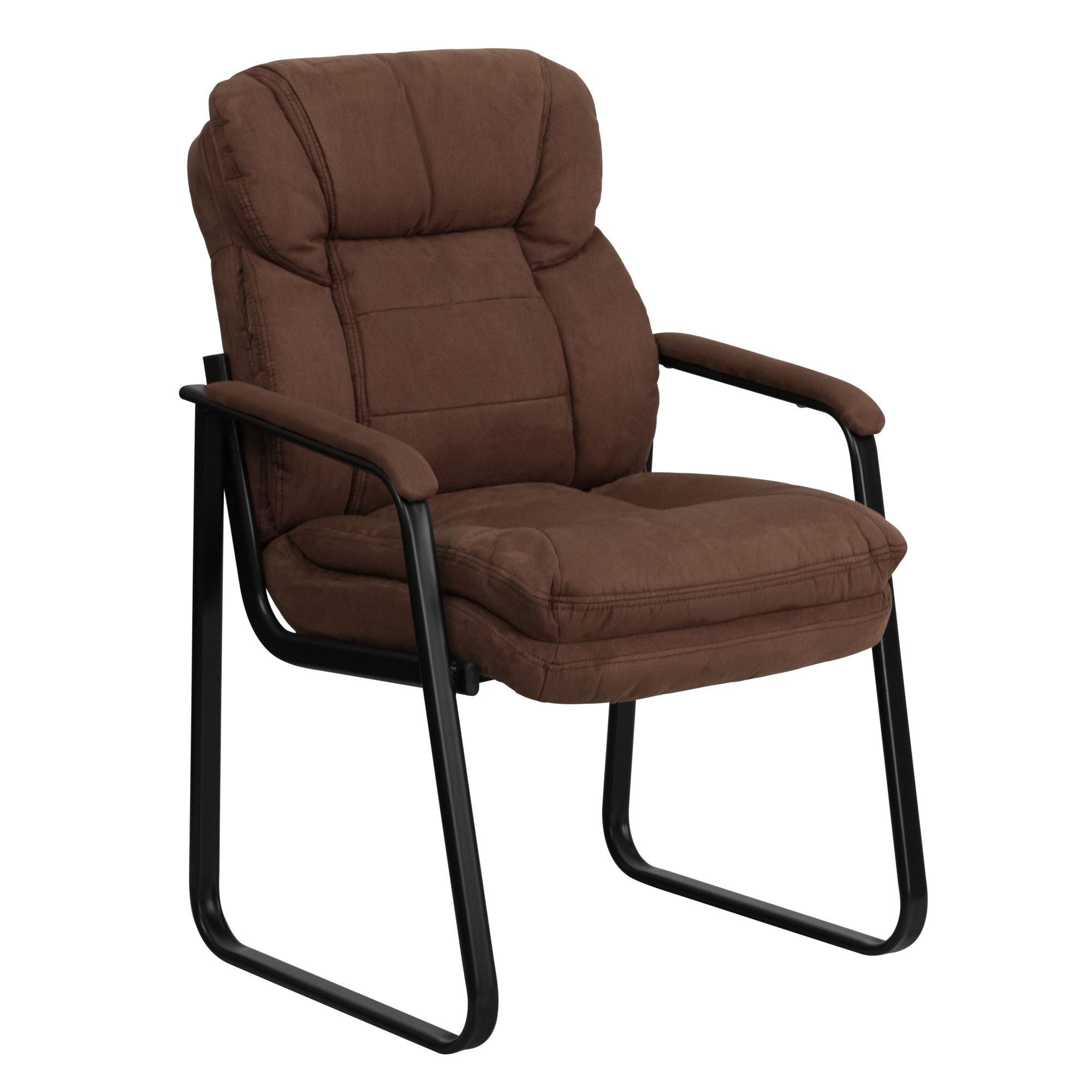 Flash Furniture, Brown MIC Executive Chair with Lumbar Support, Primary Color Brown, Included (qty.) 1, Model GO1156BN