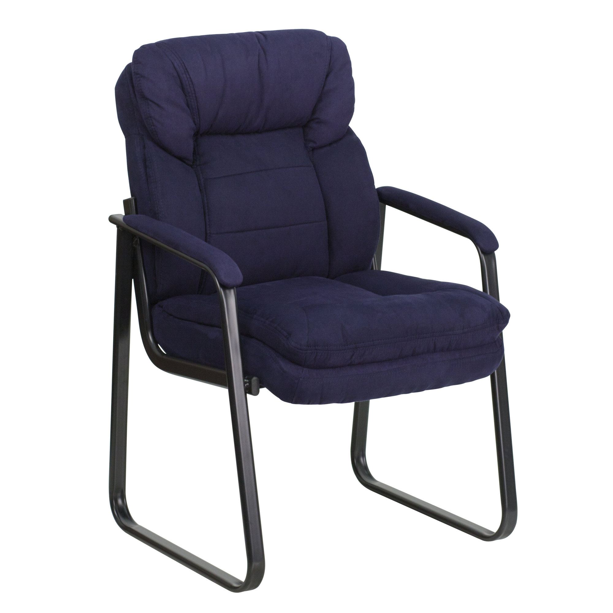 Flash Furniture, Navy Microfiber Executive Chair w/ Lumbar Support, Primary Color Blue, Included (qty.) 1, Model GO1156NVY