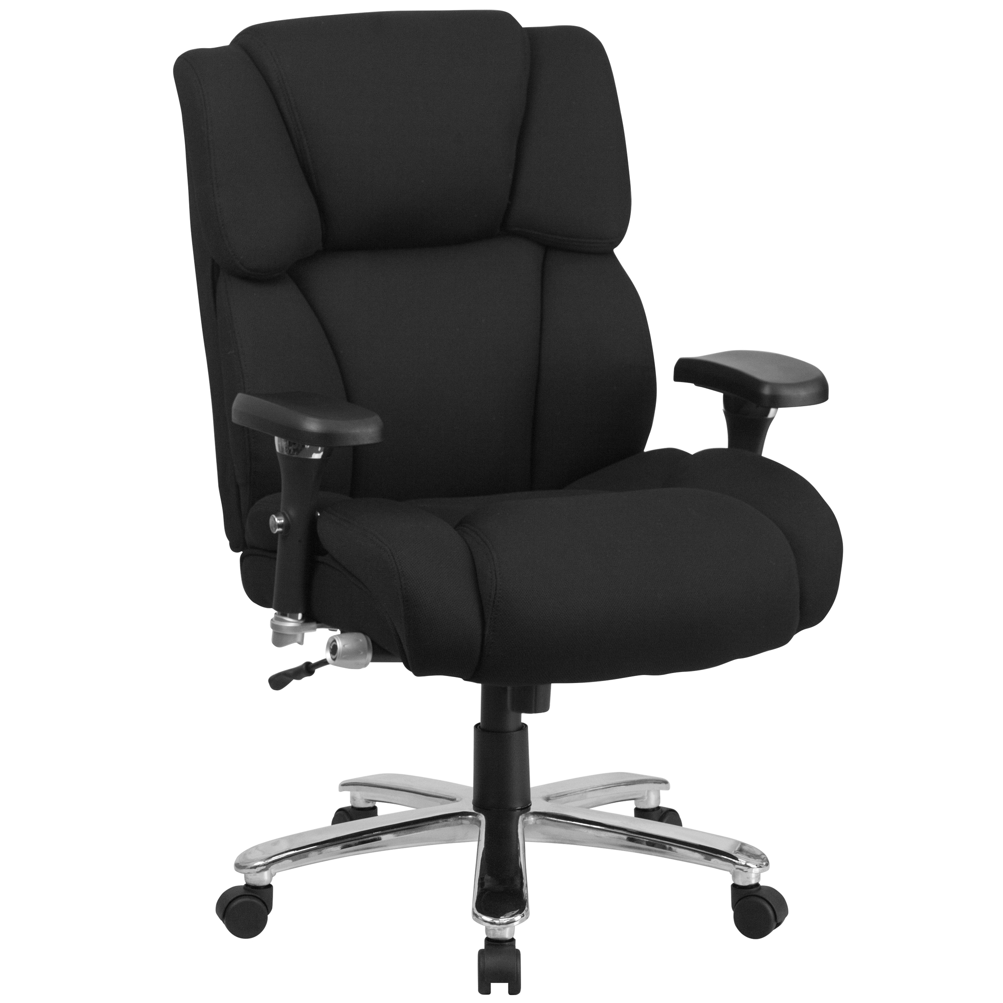 400 lb. Rated High Back Black Fabric Chair, Primary Color Black, Included (qty.) 1, Model - Flash Furniture GO2149