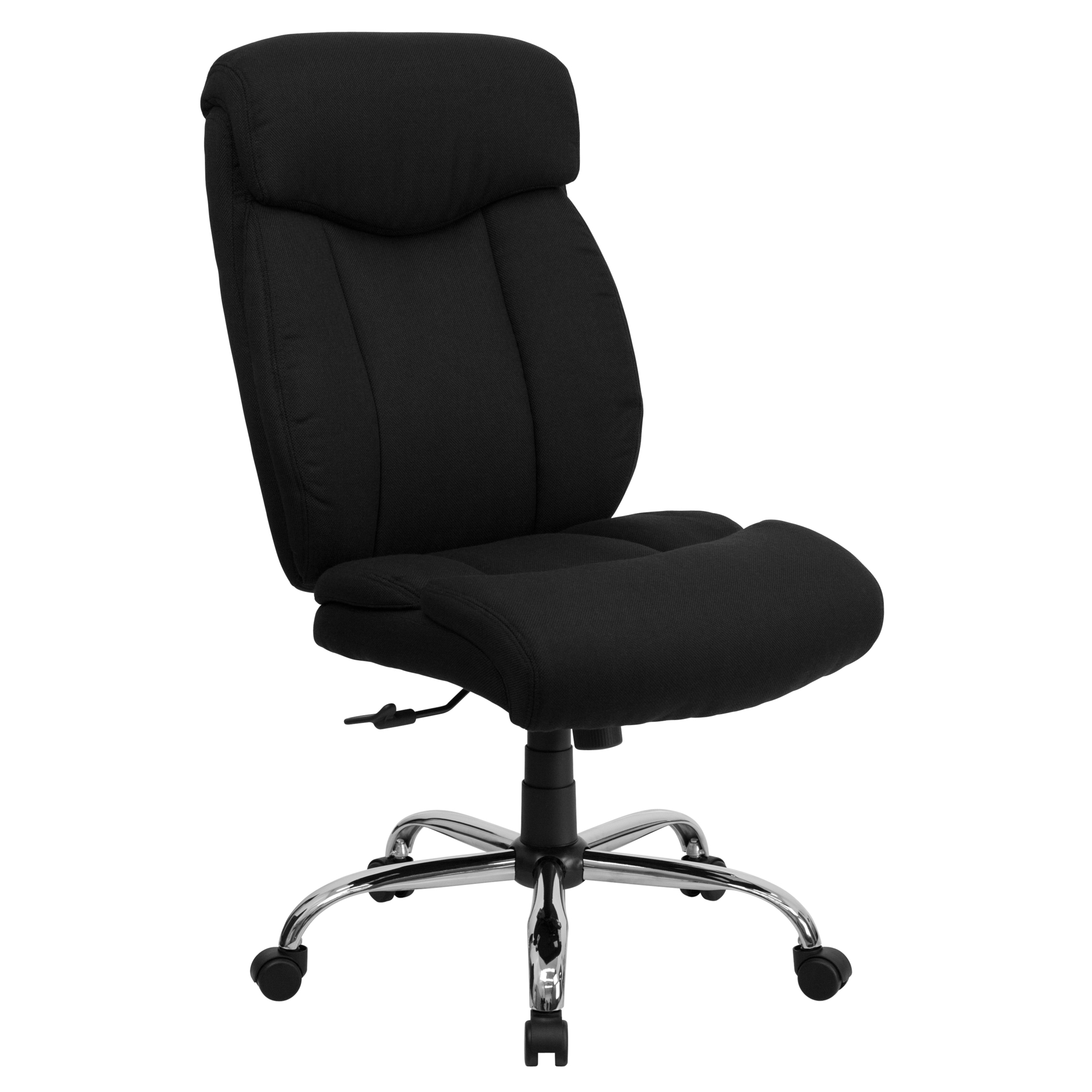 Flash Furniture, Big Tall 400 lb. Rated Black Fabric Chair, Primary Color Black, Included (qty.) 1, Model GO1235BKFAB