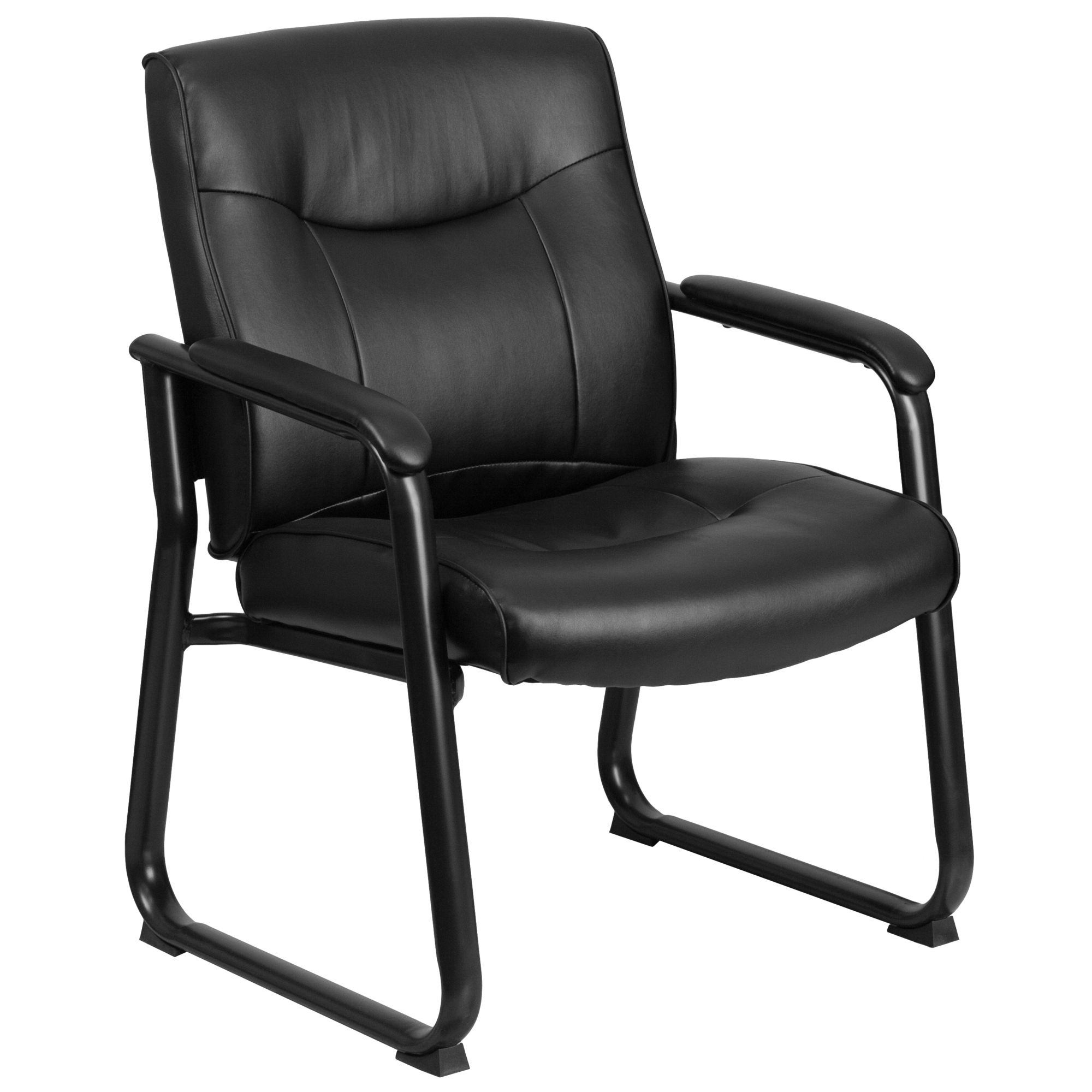 Flash Furniture, Big Tall 500 lb. Rated Black LeatherSoft Chair, Primary Color Black, Included (qty.) 1, Model GO2136