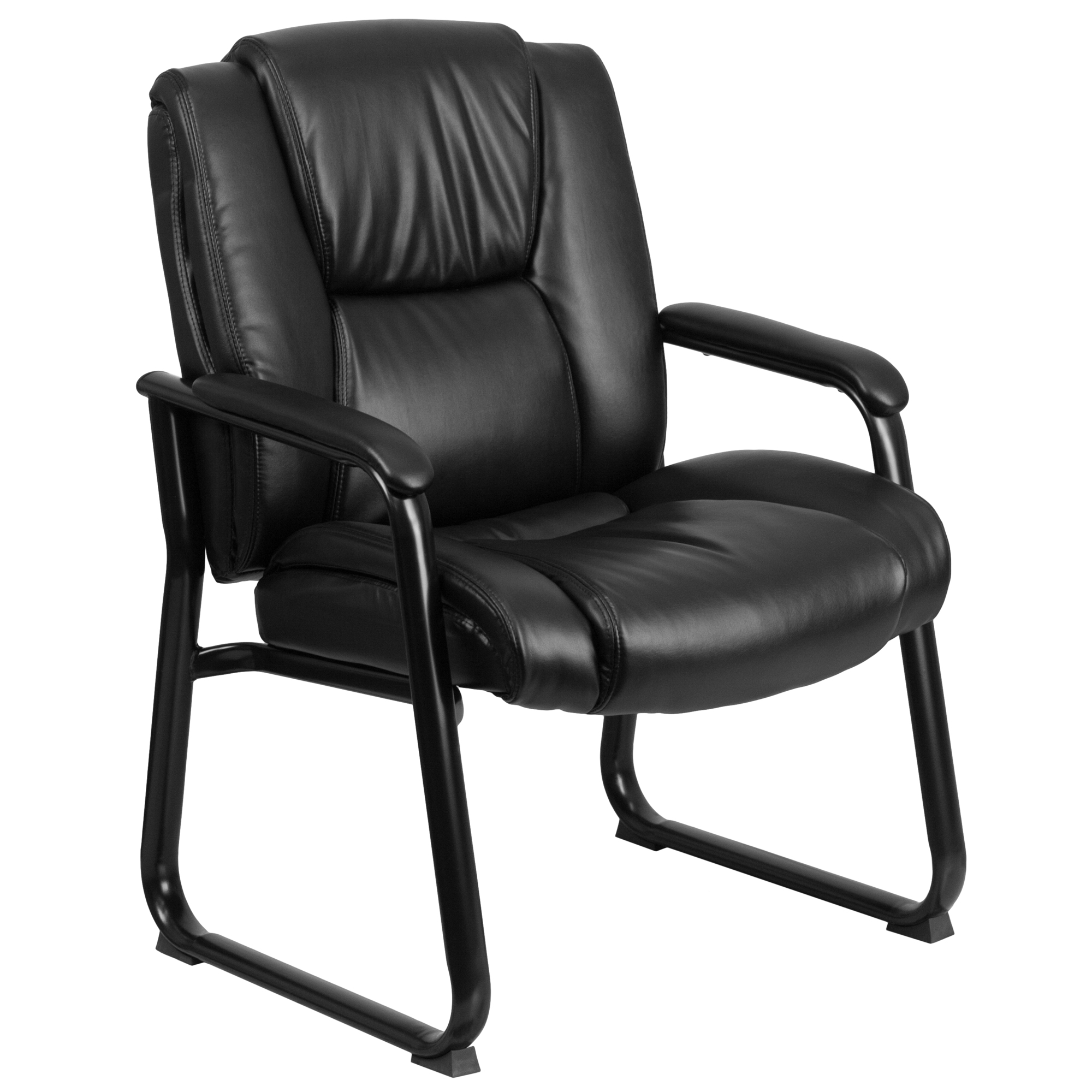 Flash Furniture, Big Tall 500 lb. Rated Black LeatherSoft Chair, Primary Color Black, Included (qty.) 1, Model GO2138