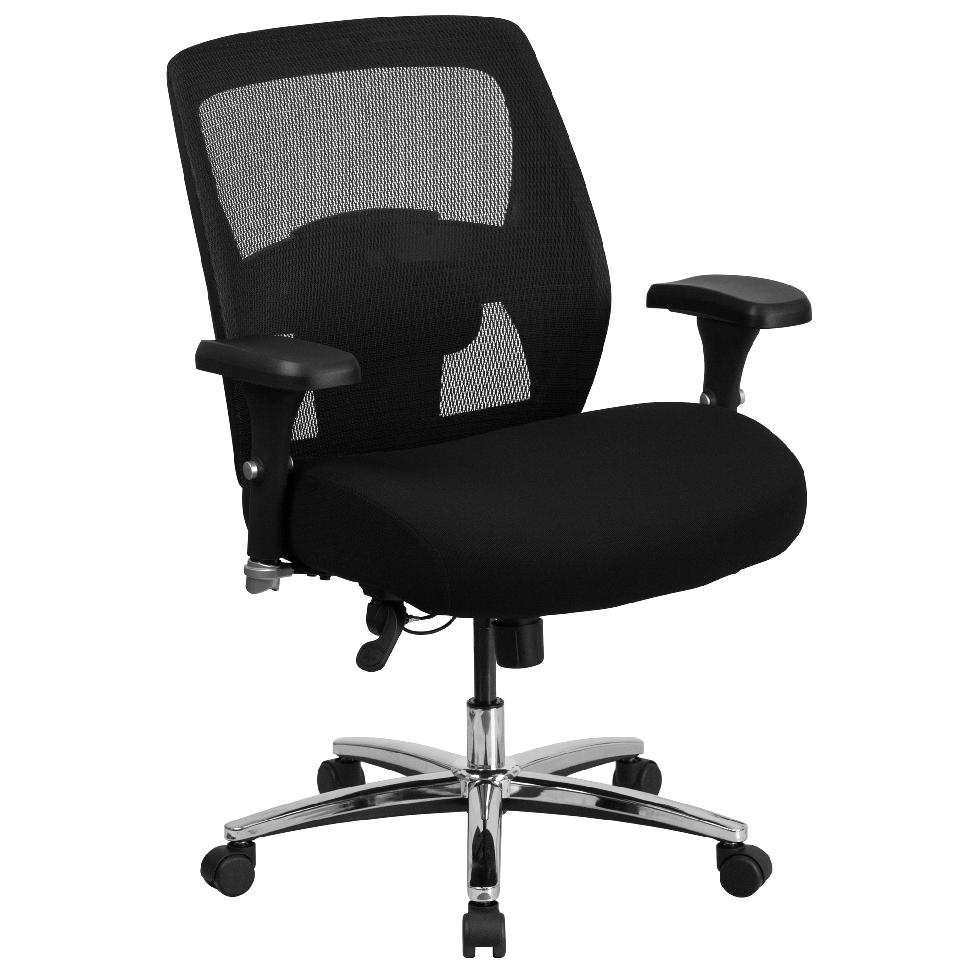 Flash Furniture, Big Tall 500 lb. Rated Black Mesh Office Chair, Primary Color Black, Included (qty.) 1, Model GO993