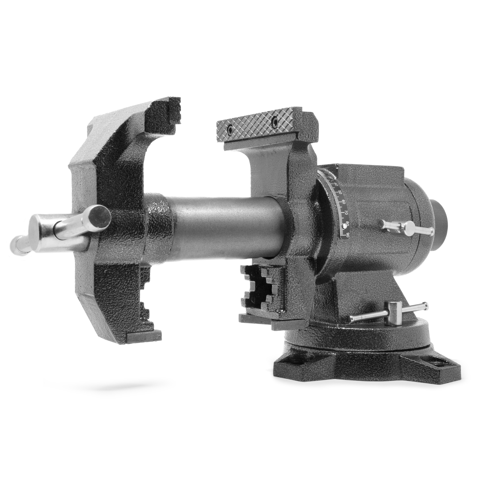 WEN, 5Inch Cast Iron Bench Vise with Swivel Base, Jaw Width 5 in, Jaw Capacity 5 in, Material Cast Iron, Model MPV502