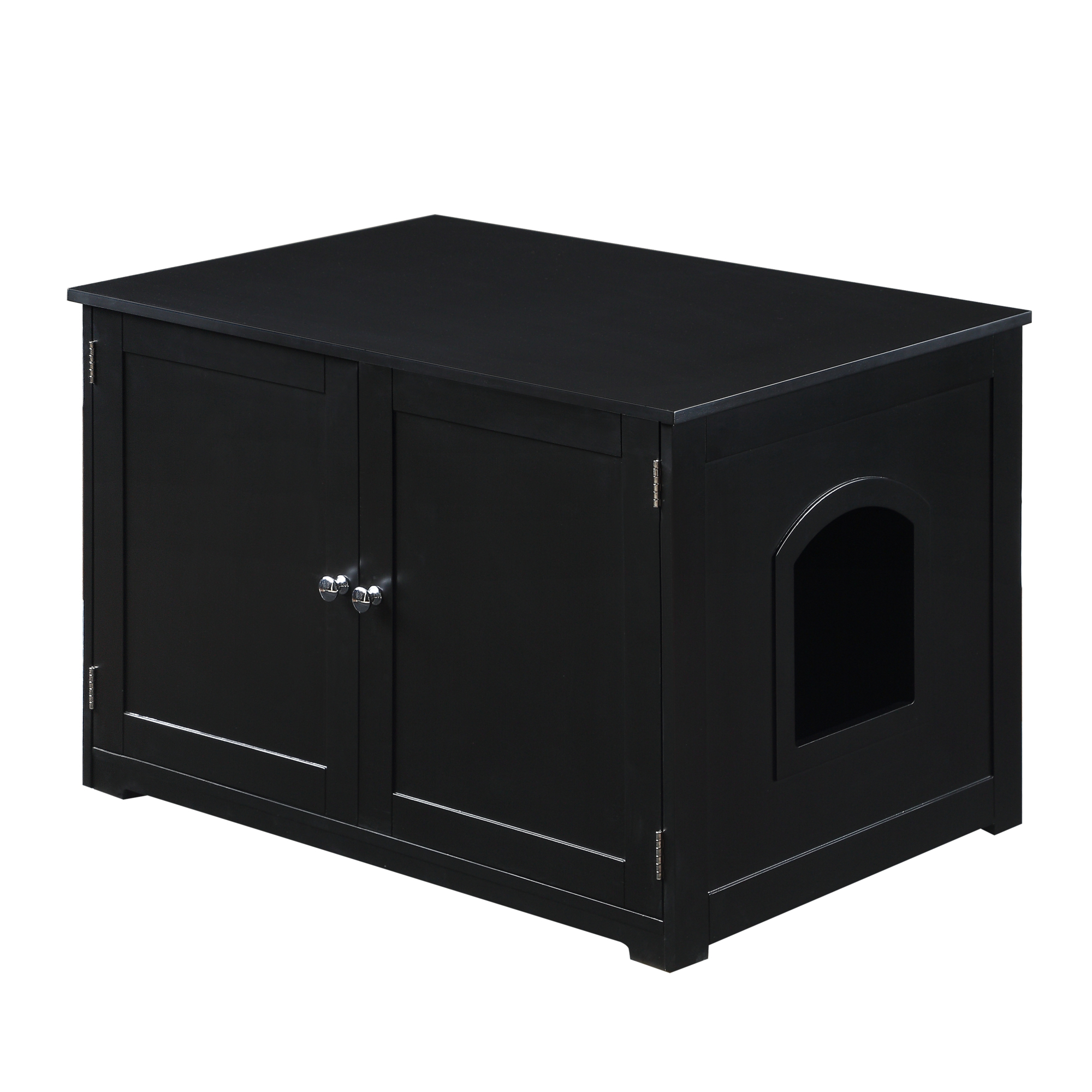 Merry Products, Kitty Litter Loo Bench, Black, Model PTH1061721700