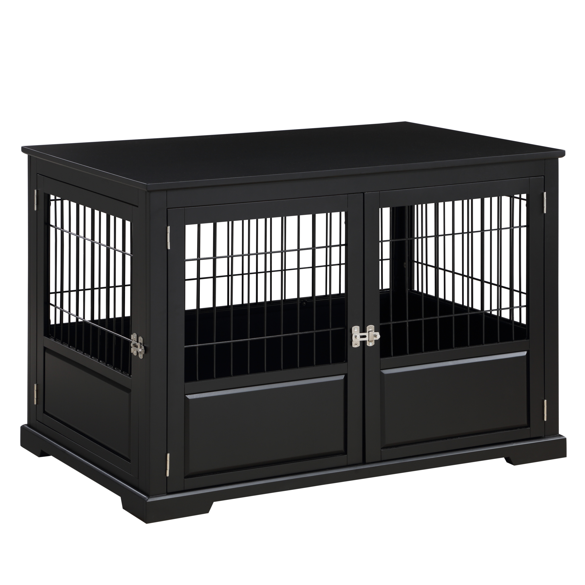 Merry Products, Fairview Triple Door Crate, Large, Black, Model PTH1082021700
