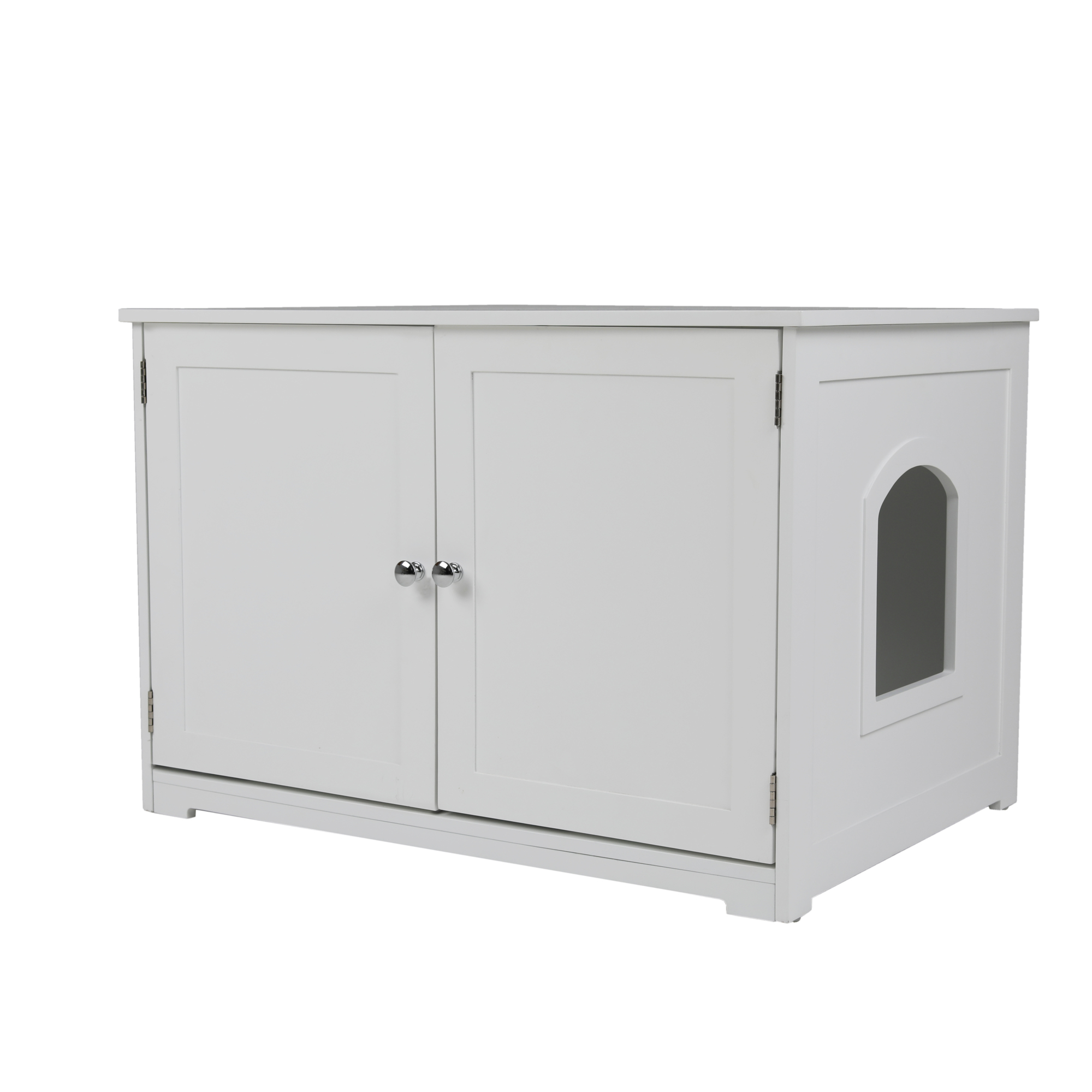 Merry Products, Kitty Litter Loo Bench, White, Model PTH1051720100