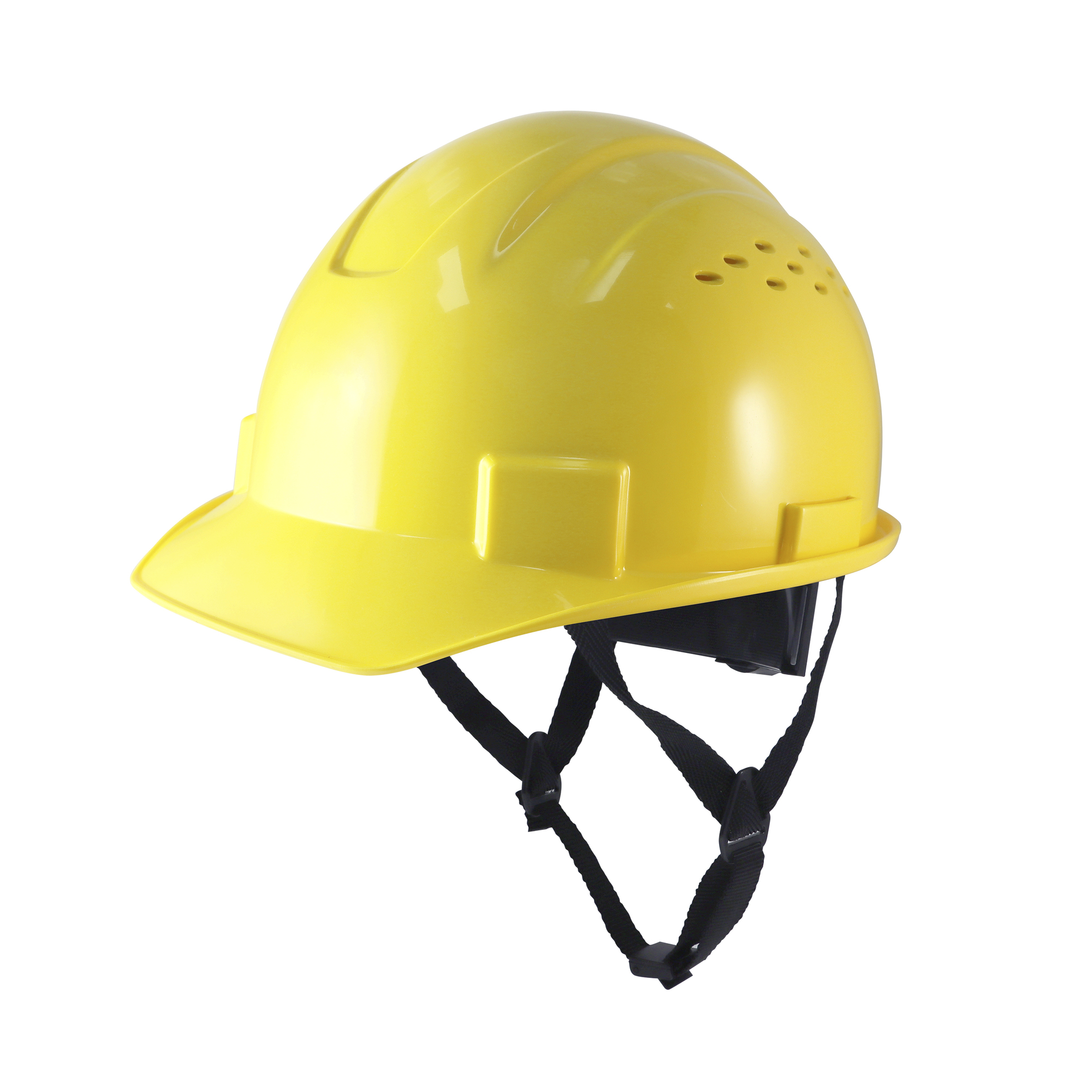 General Electric, Safety Helmet Vented- Yellow, Hard Hat Style Helmet, Hat Size One Size, Color Yellow, Model GH326Y