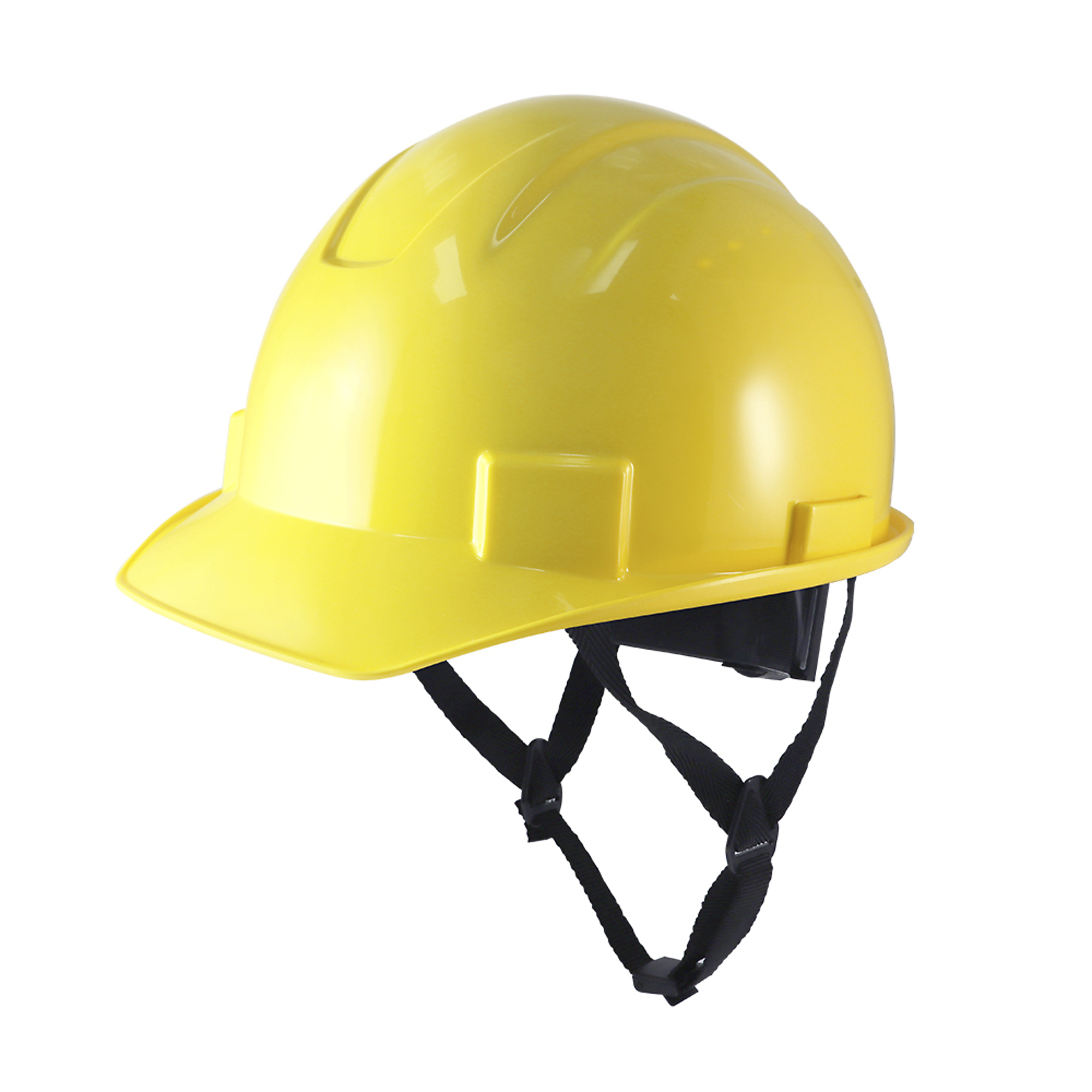 General Electric, Safety Helmet- Non-Vented- Yellow, Hard Hat Style Helmet, Hat Size One Size, Color Yellow, Model GH327Y
