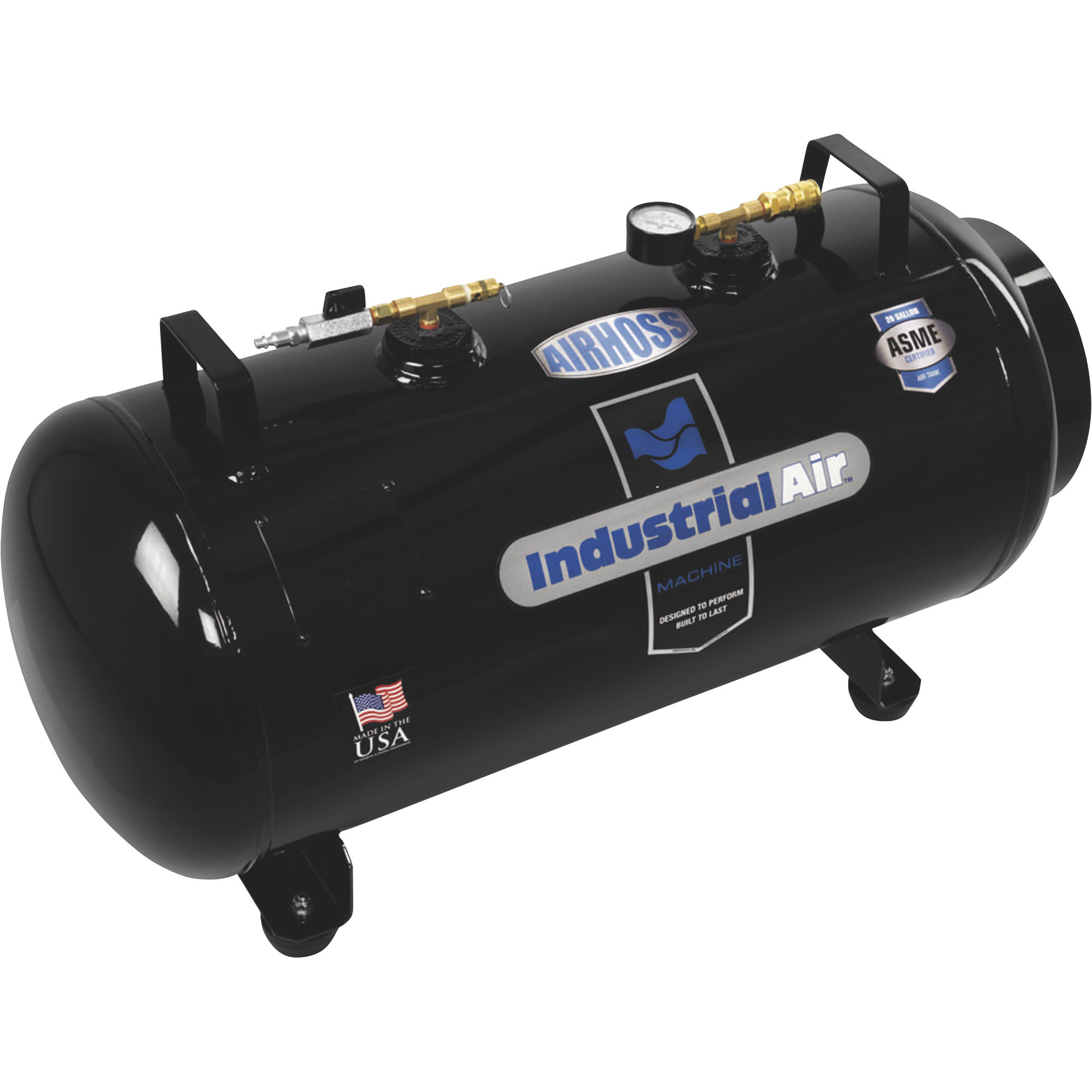 Industrial Air ASME Portable/Auxiliary Air Tank, 20-Gallon, 175 PSI, Model IT20ASME