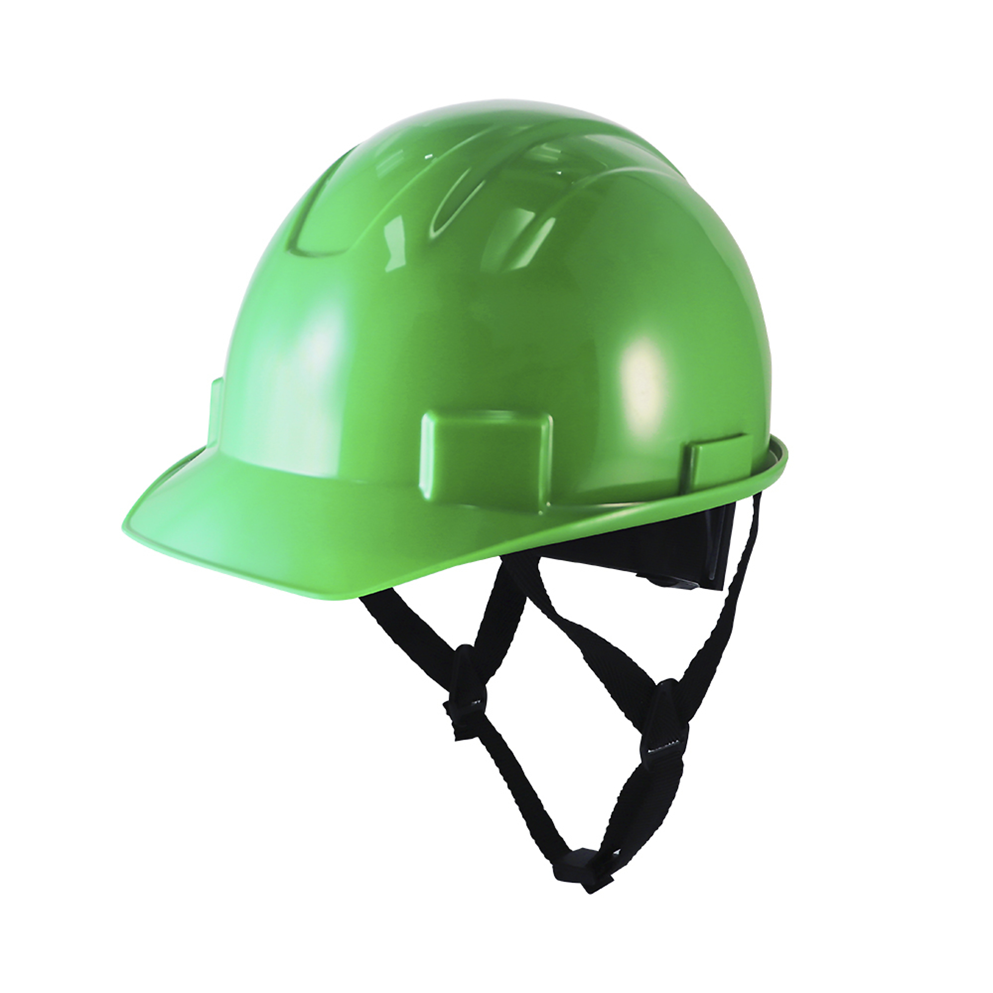 General Electric, Safety Helmet- Non-Vented- Green, Hard Hat Style Helmet, Hat Size One Size, Color Green, Model GH327N