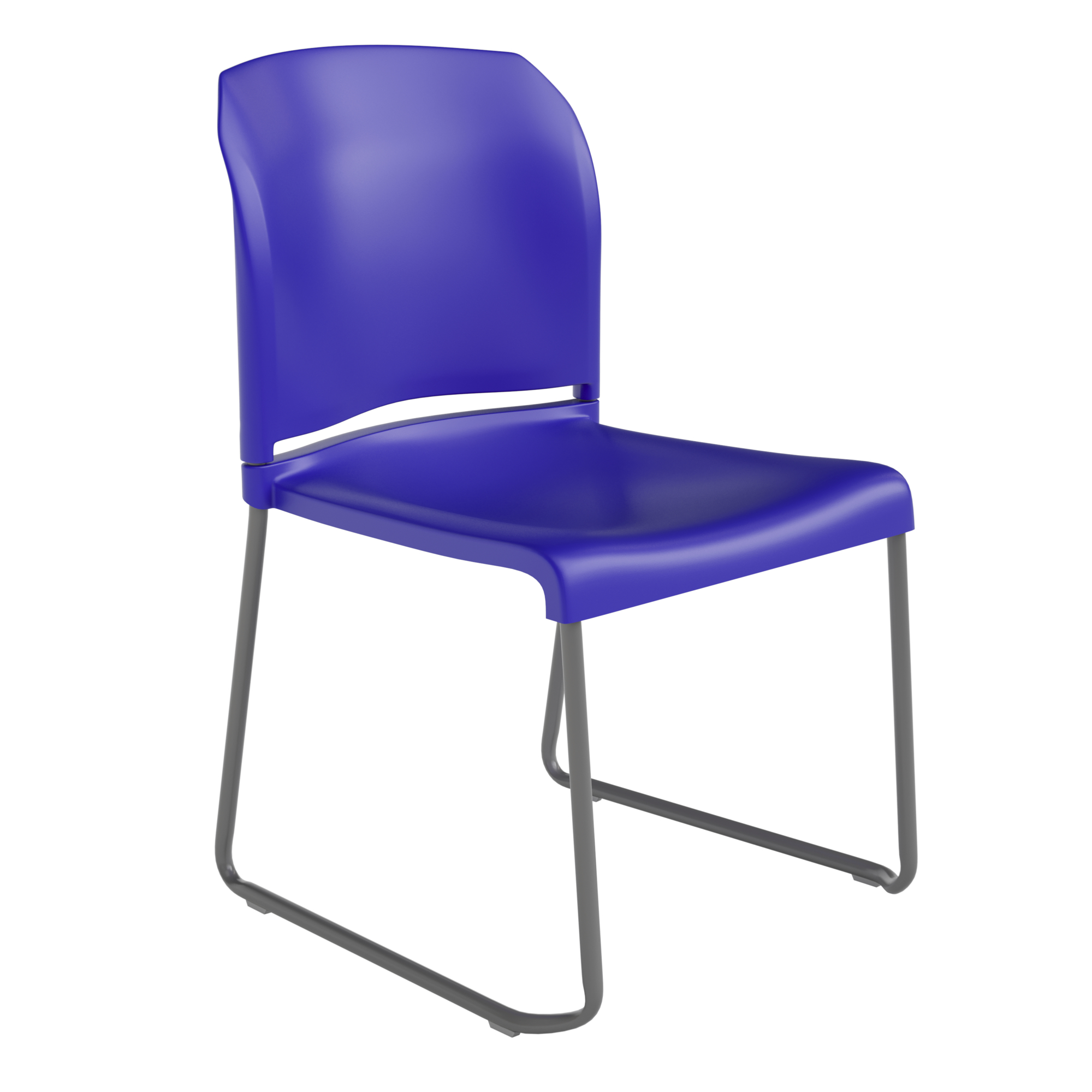 Flash Furniture, 880 lb. Capacity Blue Full Back Stack Chair, Primary Color Blue, Included (qty.) 1, Model RUT238ABL