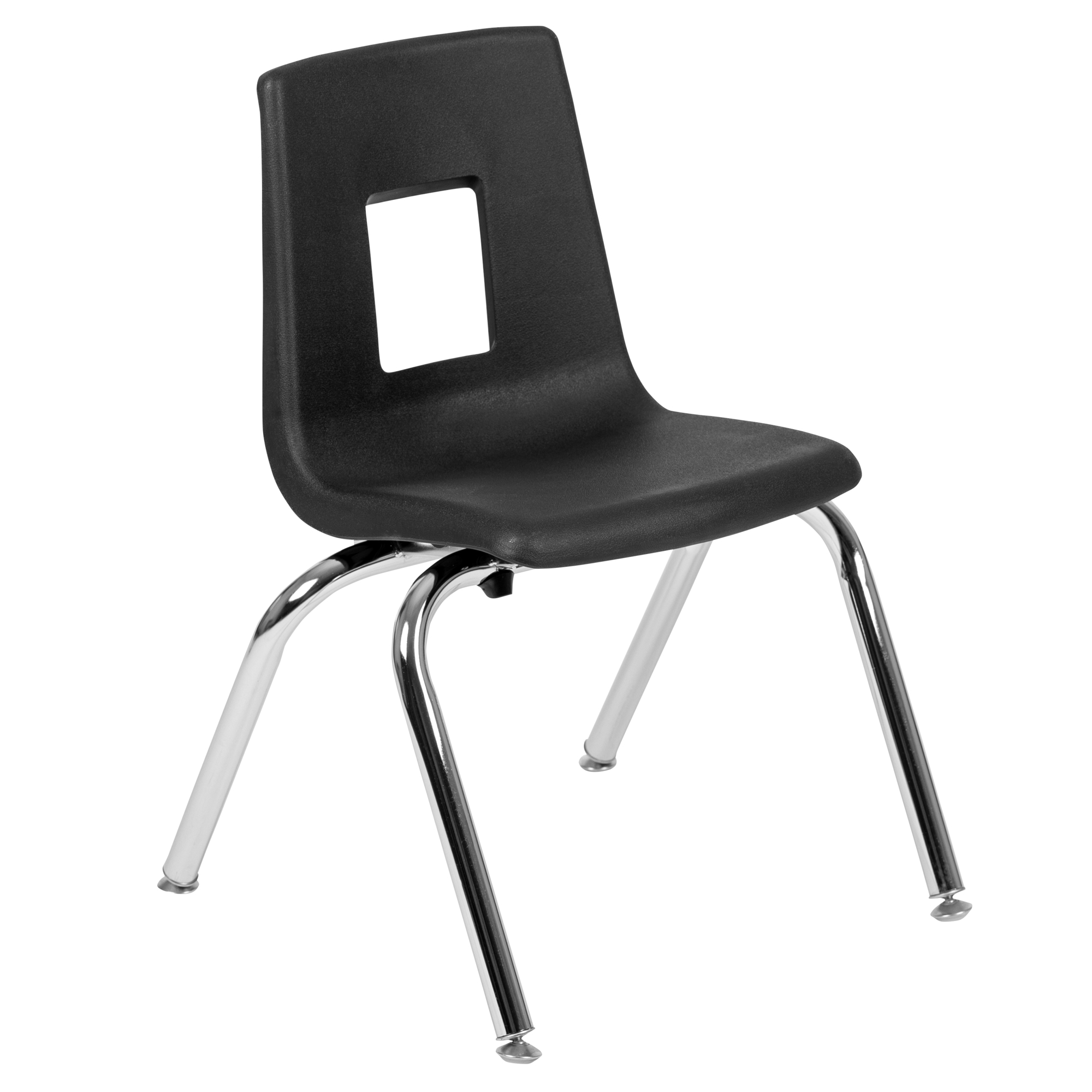 Flash Furniture, Black Student Stack Chair 14Inch - Classroom Chair, Primary Color Black, Included (qty.) 1, Model ADVSSC14BLK