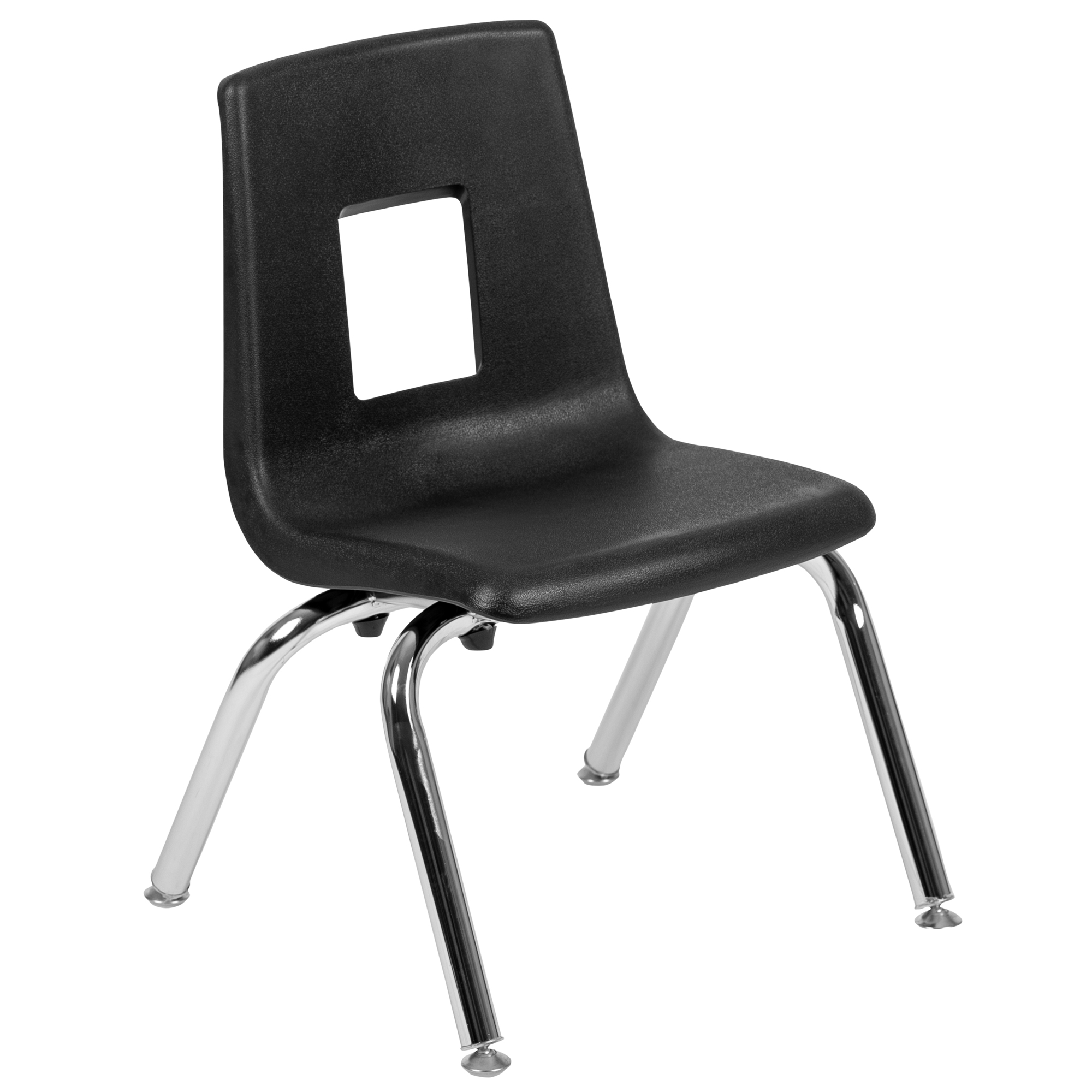 Flash Furniture, Black Student Stack Chair 12Inch - Classroom Chair, Primary Color Black, Included (qty.) 1, Model ADVSSC12BLK