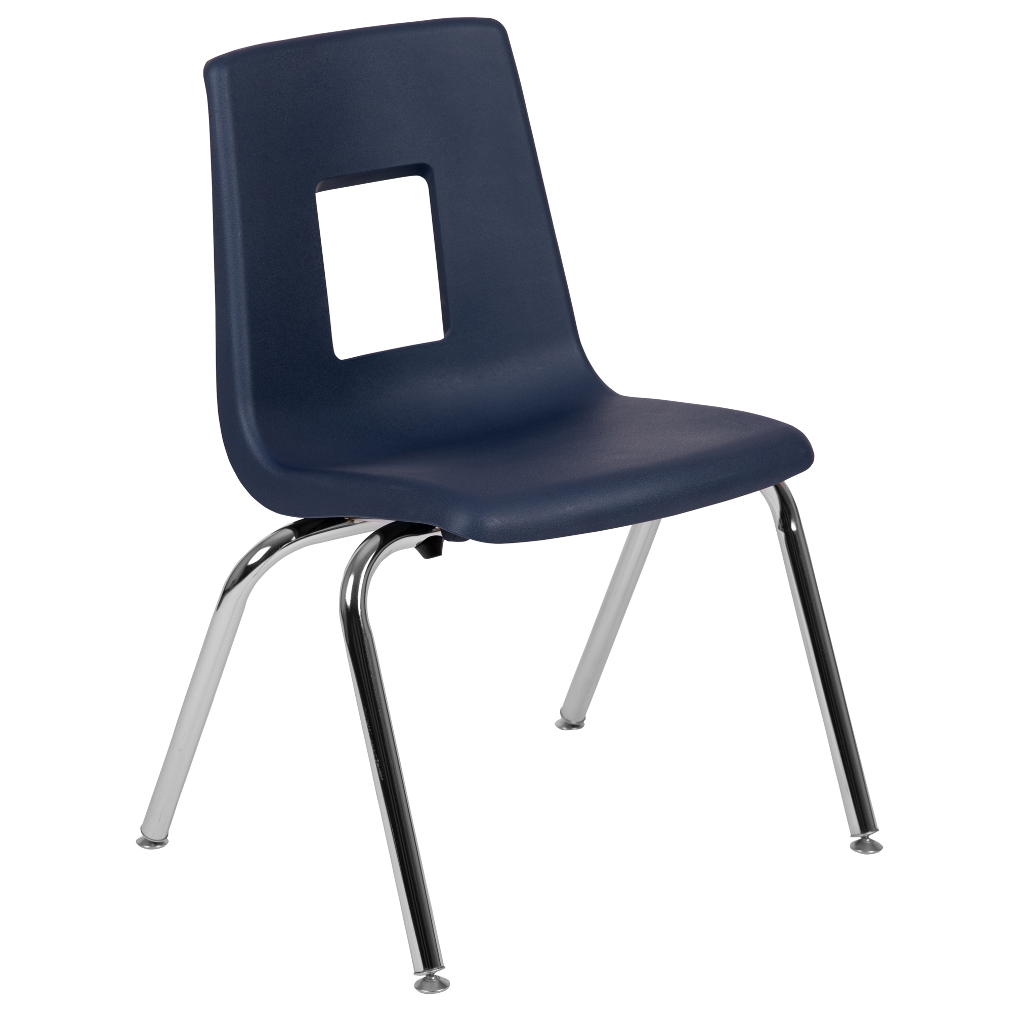 Flash Furniture, Navy Student Stack Chair 16Inch - Classroom Chair, Primary Color Blue, Included (qty.) 1, Model ADVSSC16NAVY
