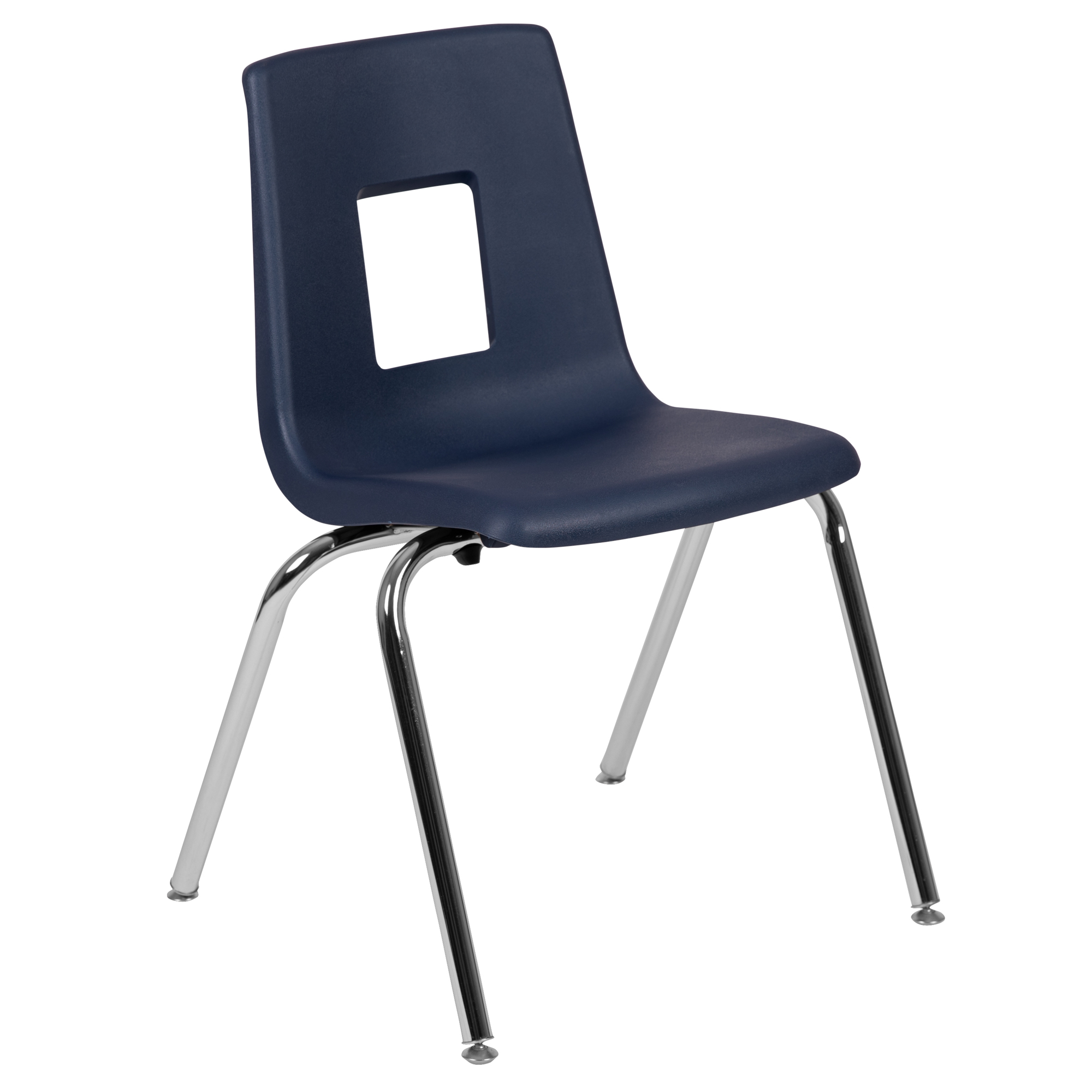 Flash Furniture, Navy Student Stack Chair 18Inch - Classroom Chair, Primary Color Blue, Included (qty.) 1, Model ADVSSC18NAVY