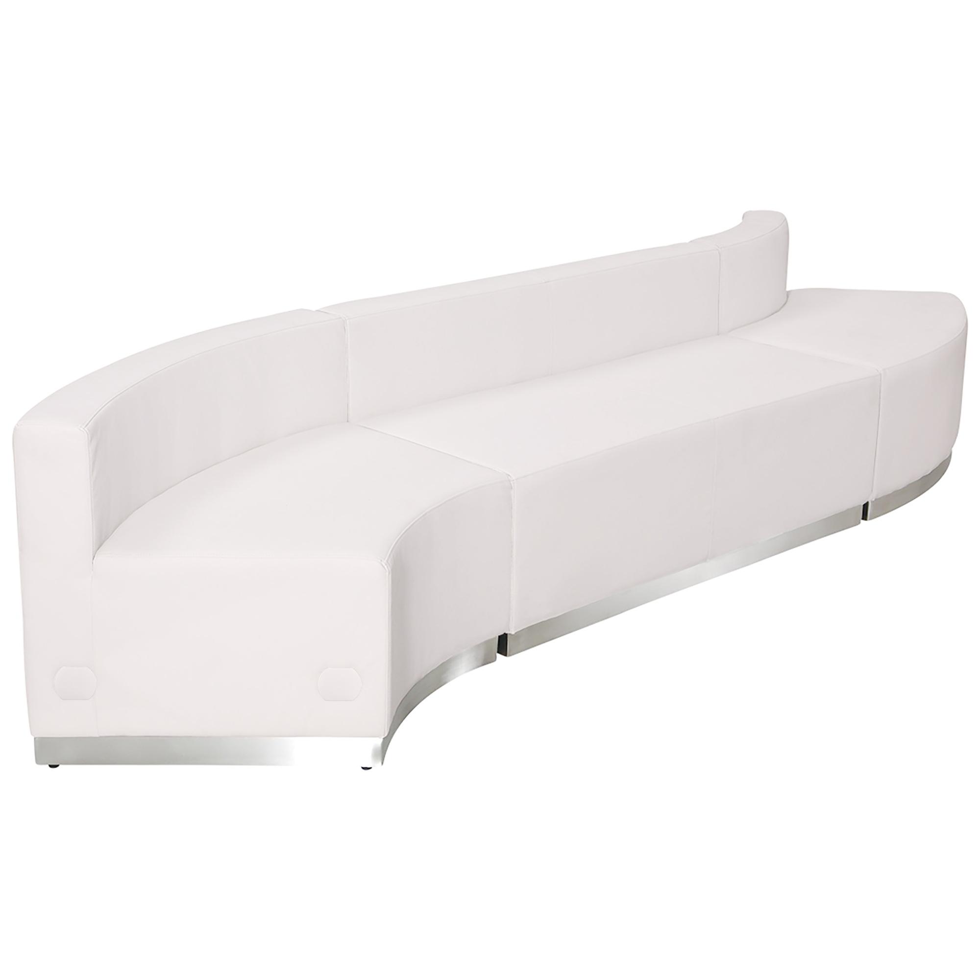 Flash Furniture, 3 PC White LeatherSoft Reception Configuration, Included (qty.) 3 Model ZB803850SWH