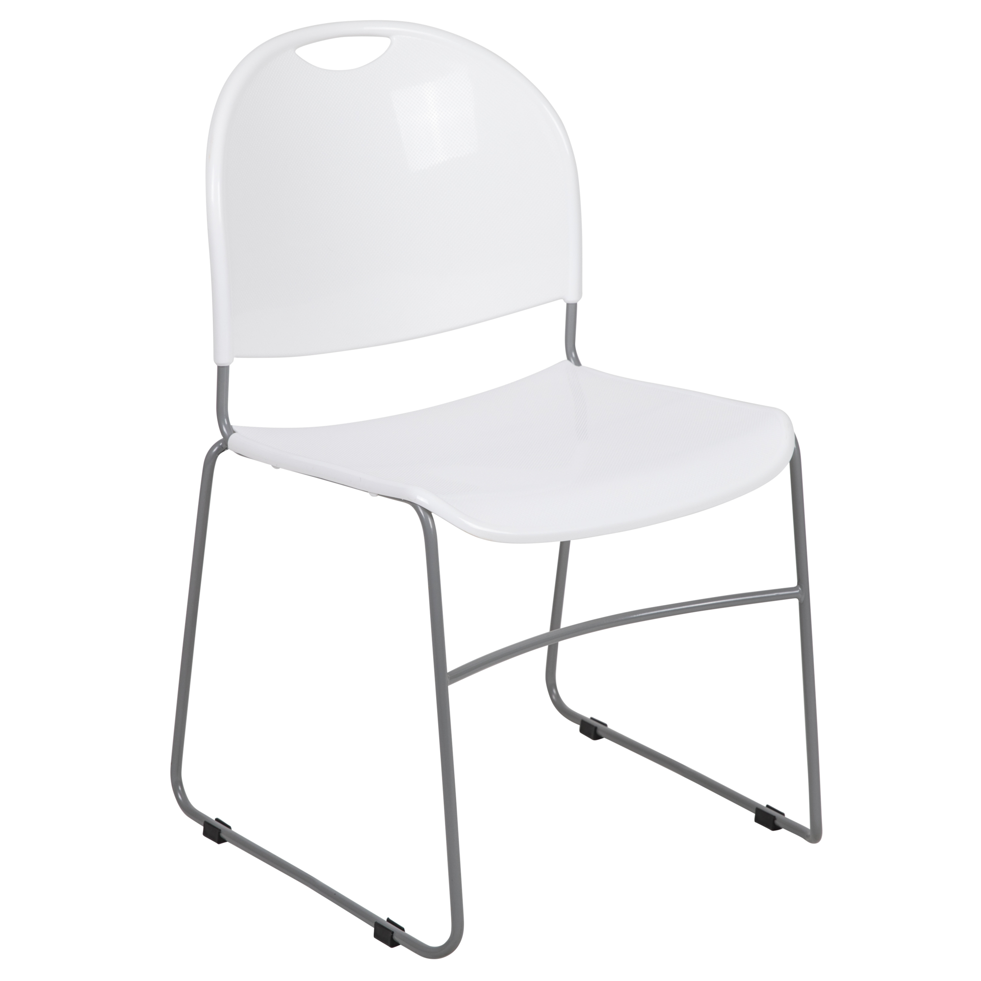 Flash Furniture, White Compact School Stack Chair - Guest Chair, Primary Color White, Included (qty.) 1, Model RUT188WH