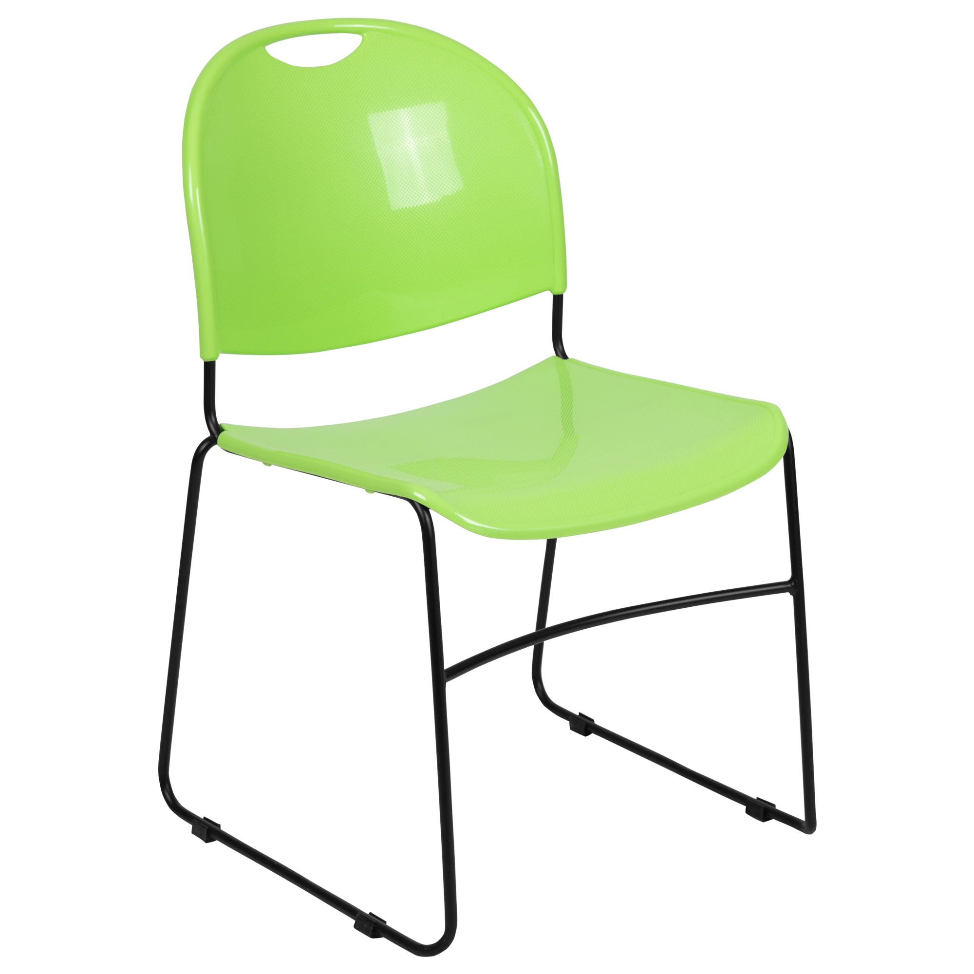 Flash Furniture, Green Compact School Stack Chair - Guest Chair, Primary Color Green, Included (qty.) 1, Model RUT188GN