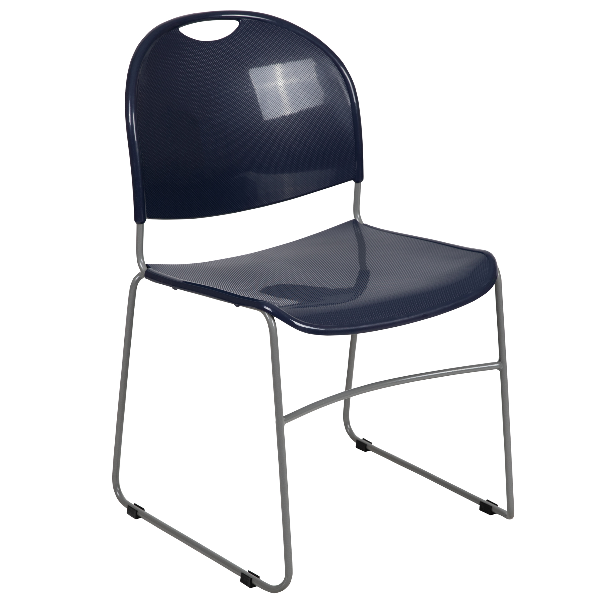 Flash Furniture, Navy Compact School Stack Chair - Guest Chair, Primary Color Blue, Included (qty.) 1, Model RUT188NY