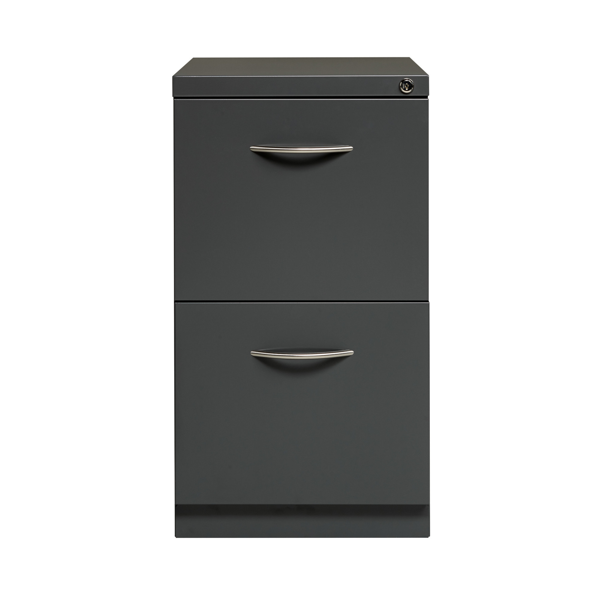Hirsh Industries, Mobile Ped File Cabinet 2 Drawer, Letter Width, Width 15 in, Depth 22.875 in, Height 27.75 in, Model 21118