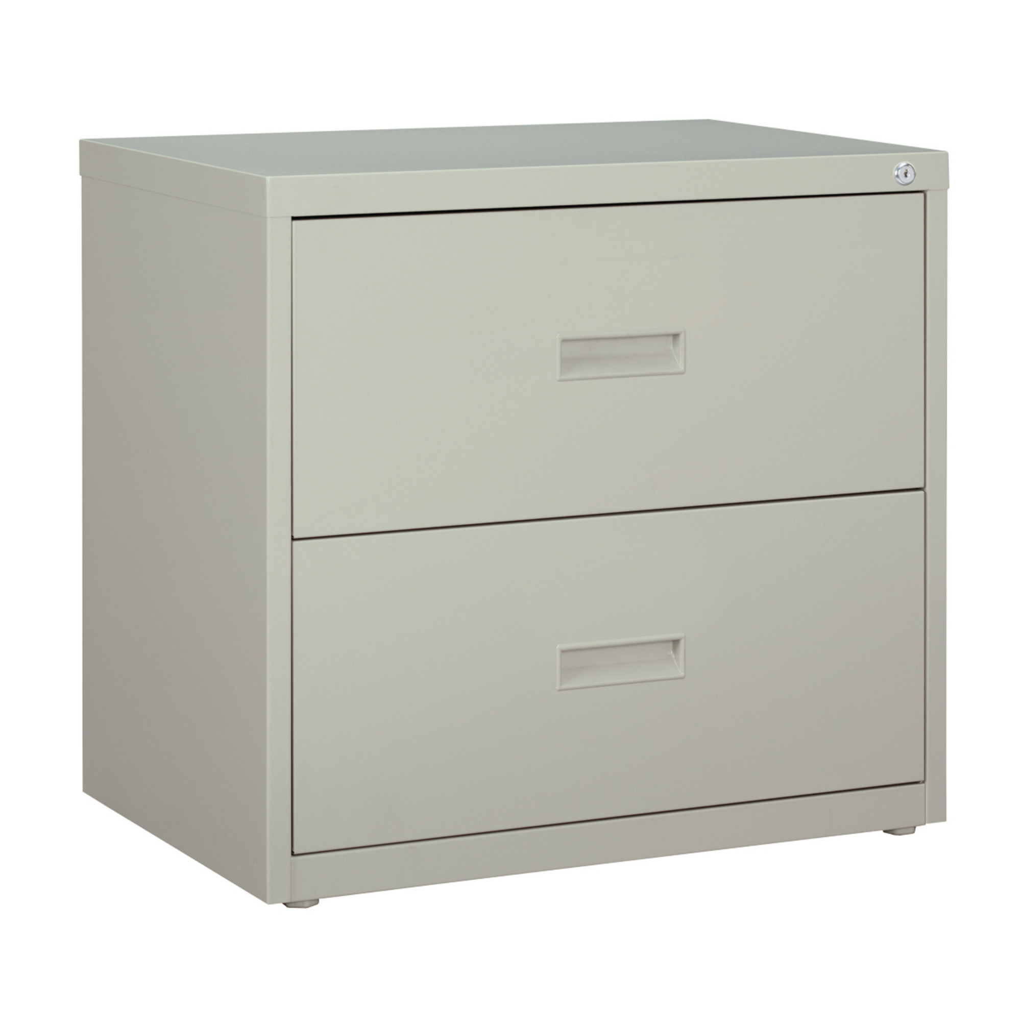 2 Drawer Lateral File Cabinet, Width 30 in, Depth 18.625 in, Height 28 in, Model - Hirsh Industries 19439