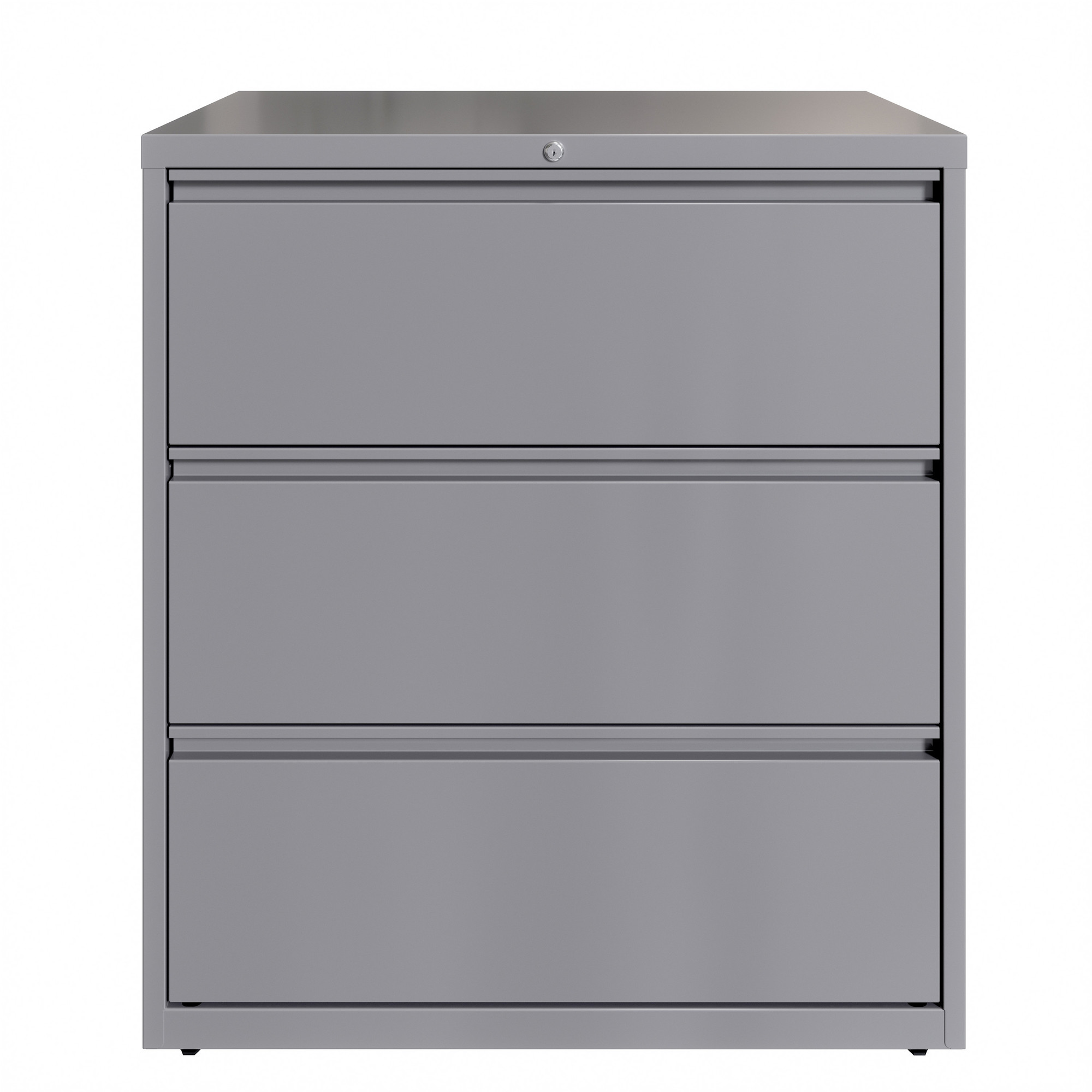 Hirsh Industries, 3 Drawer Lateral File Cabinet, Width 36 in, Depth 18.625 in, Height 40.25 in, Model 23745