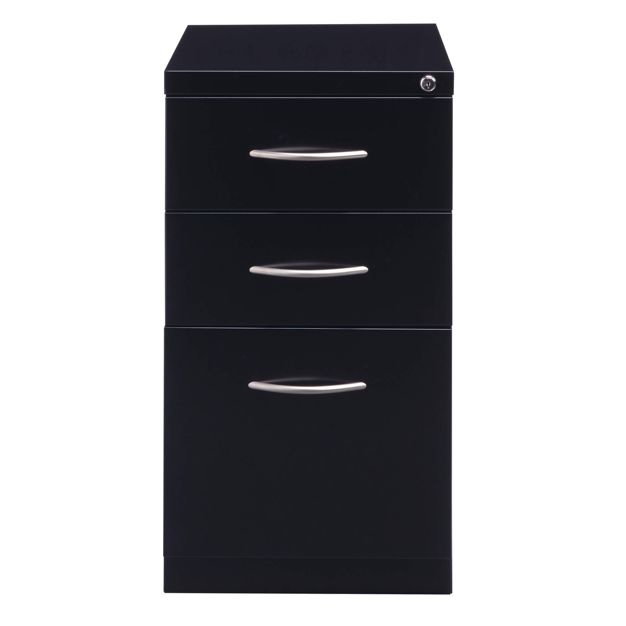 Hirsh Industries, Mobile Ped File Cabinet 3 Drawer, Letter Width, Width 15 in, Depth 22.875 in, Height 27.75 in, Model 21115