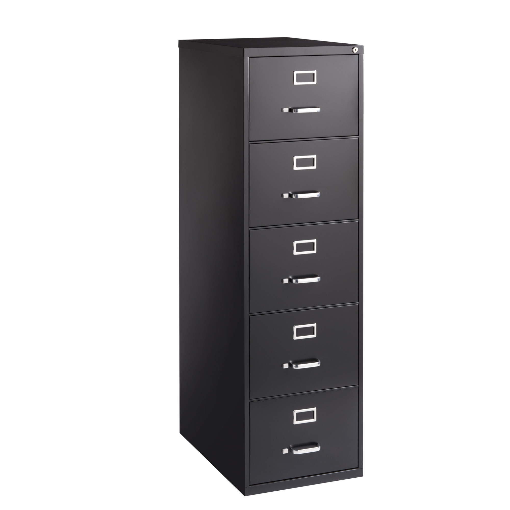 Hirsh Industries, 5 Drawer Legal Width File Cabinet Commercial Grade, Width 18 in, Depth 26.5 in, Height 61.375 in, Model 17781