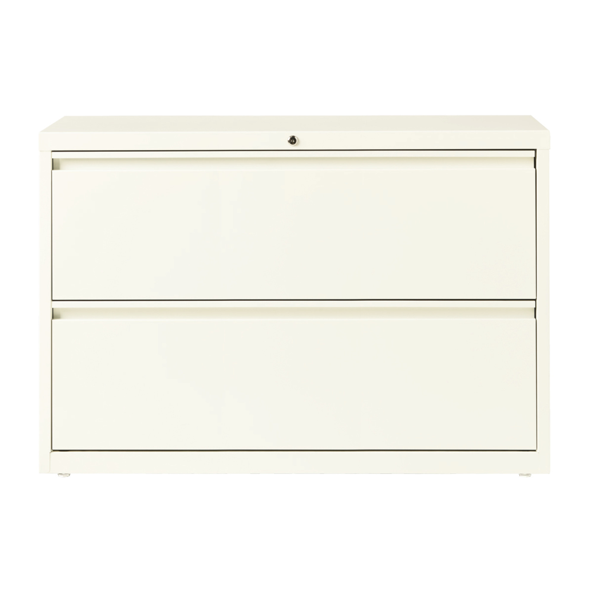 2 Drawer Lateral File Cabinet, Width 42 in, Depth 18.625 in, Height 28 in, Model - Hirsh Industries 20662