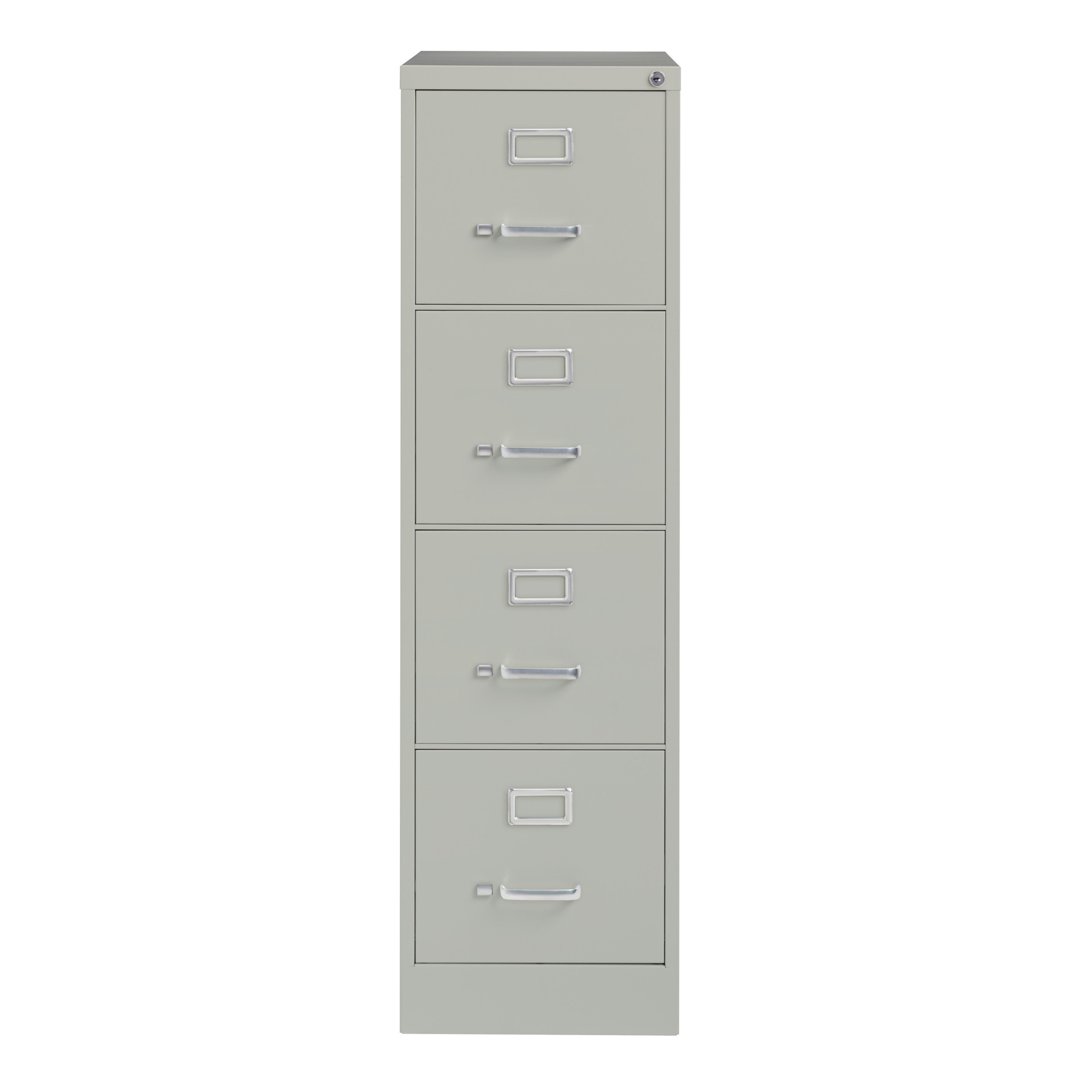 Hirsh Industries, 4 Drawer Letter W File Cabinet, Commercial Grade, Width 15 in, Depth 25 in, Height 52 in, Model 17547