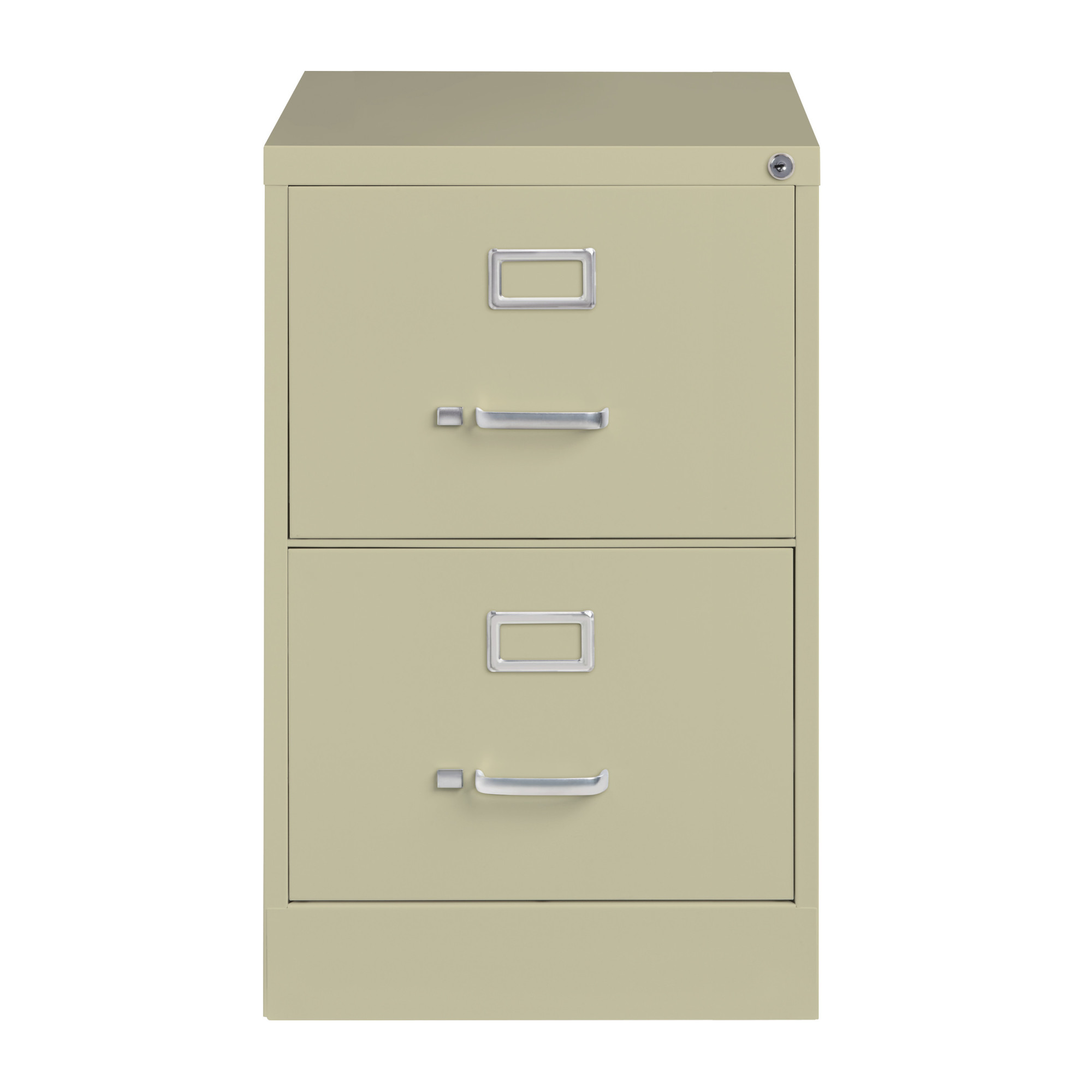 Hirsh Industries, 2 Drawer Legal Width File Cabinet Commercial Grade, Width 18 in, Depth 25 in, Height 28.375 in, Model 14412