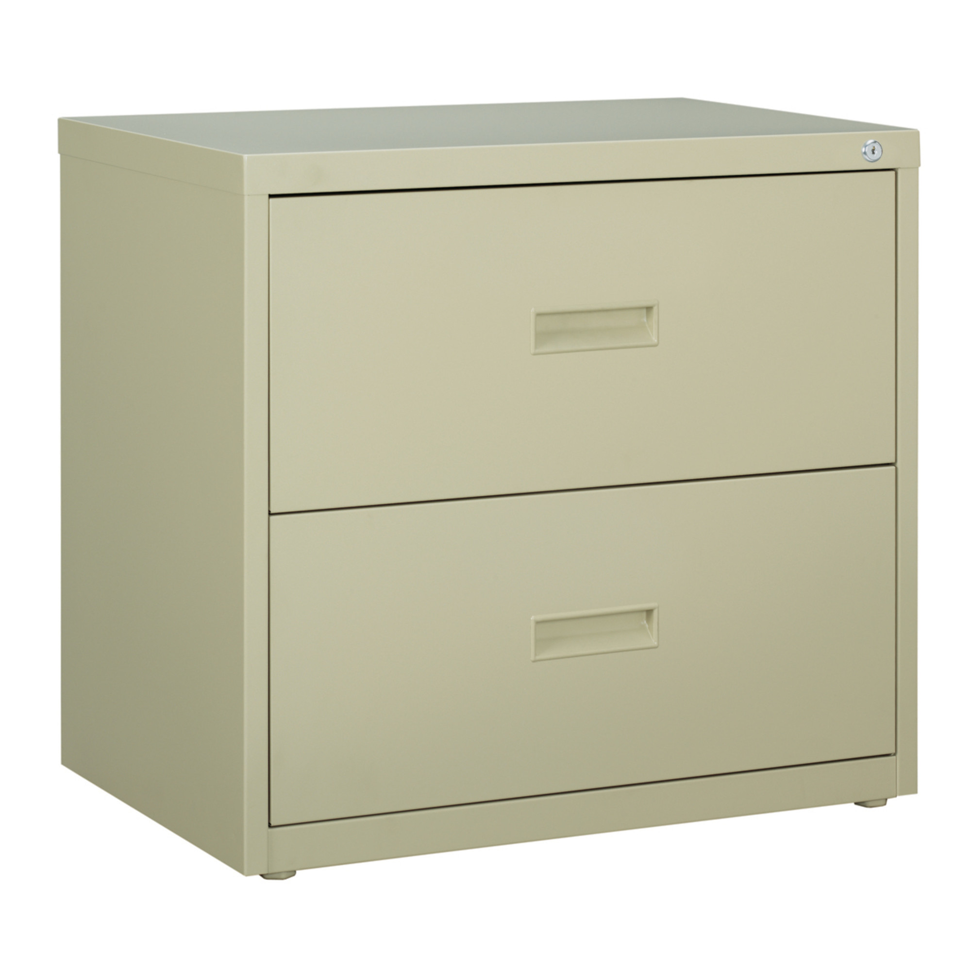 Hirsh Industries, 2 Drawer Lateral File Cabinet, Width 30 in, Depth 18.625 in, Height 28 in, Model 14954