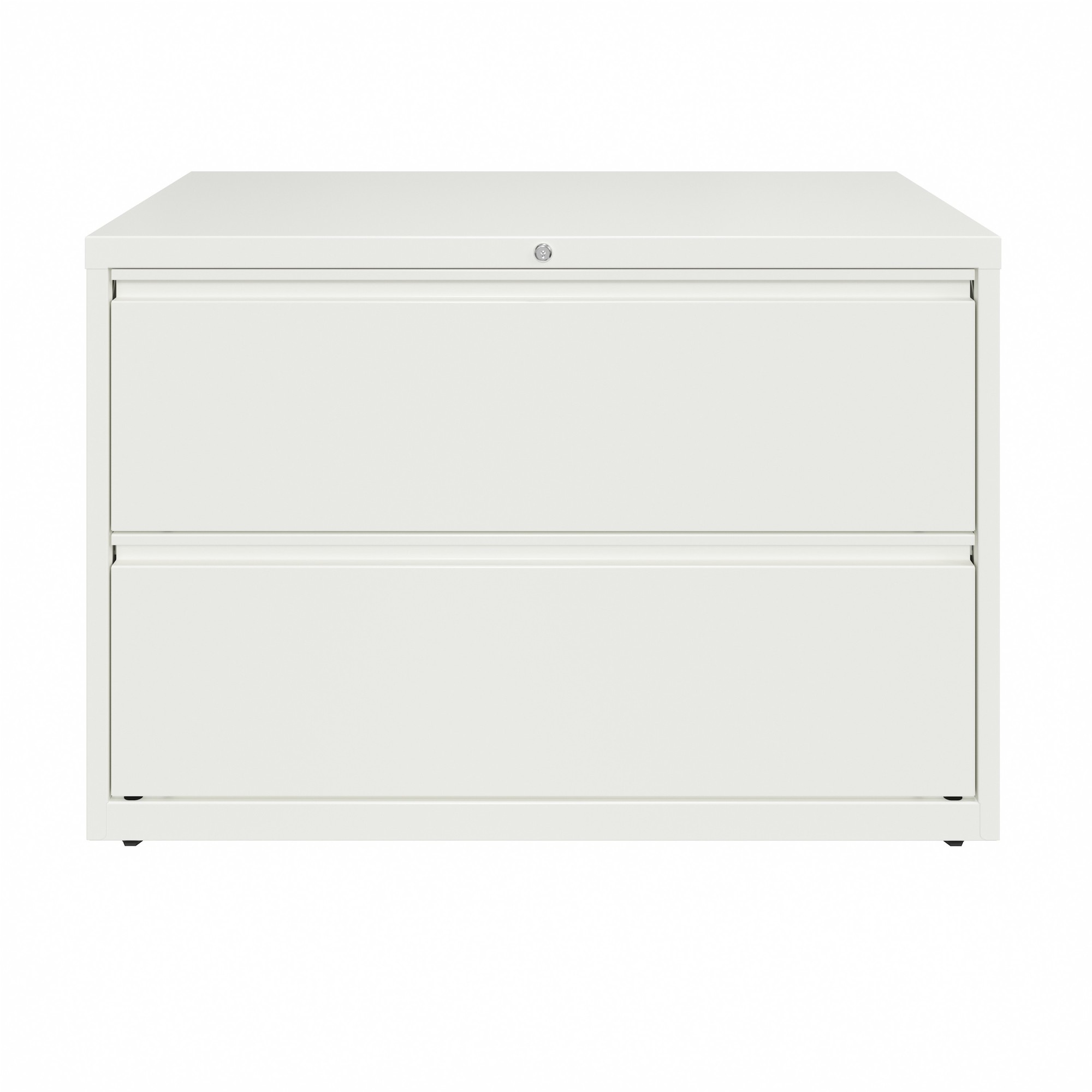 2 Drawer Lateral File Cabinet, Width 42 in, Depth 18.625 in, Height 28 in, Model - Hirsh Industries 23704