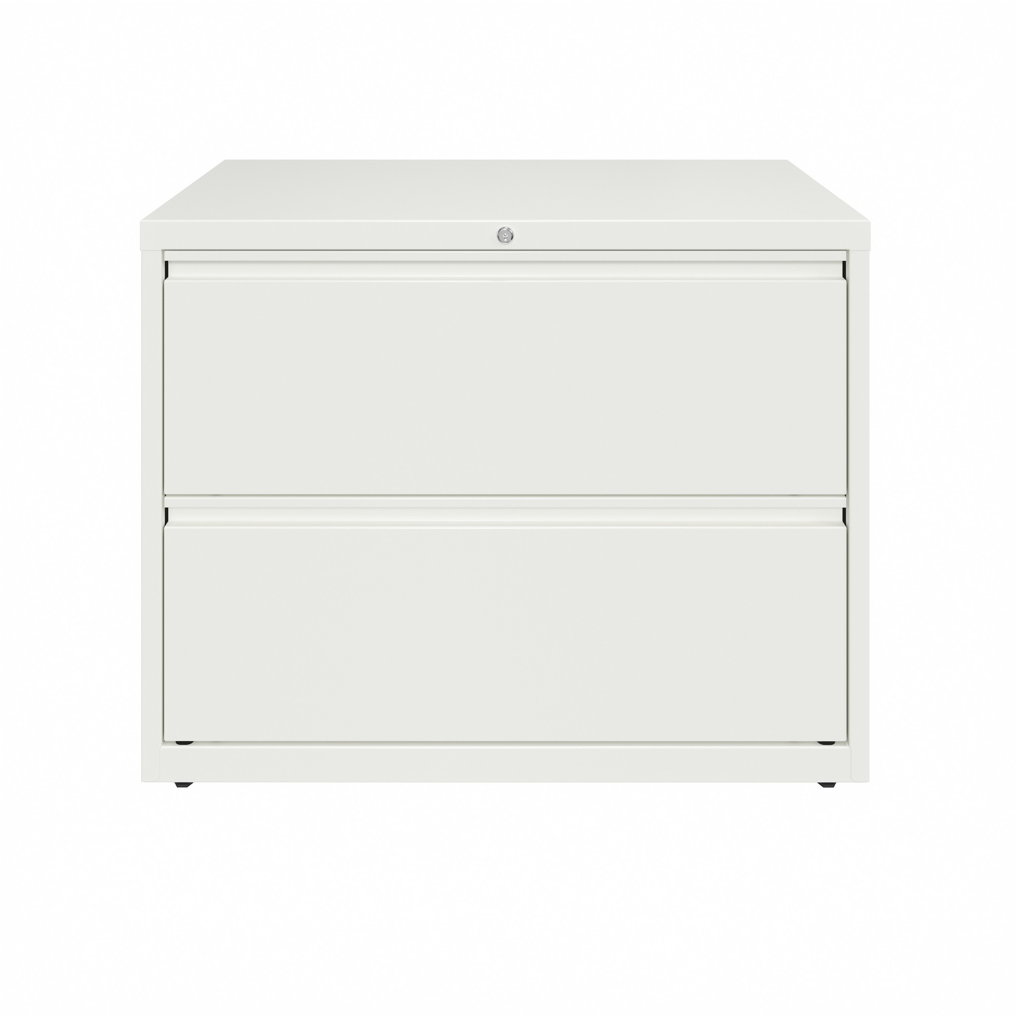 Hirsh Industries, 2 Drawer Lateral File Cabinet, Width 36 in, Depth 18.625 in, Height 28 in, Model 23700