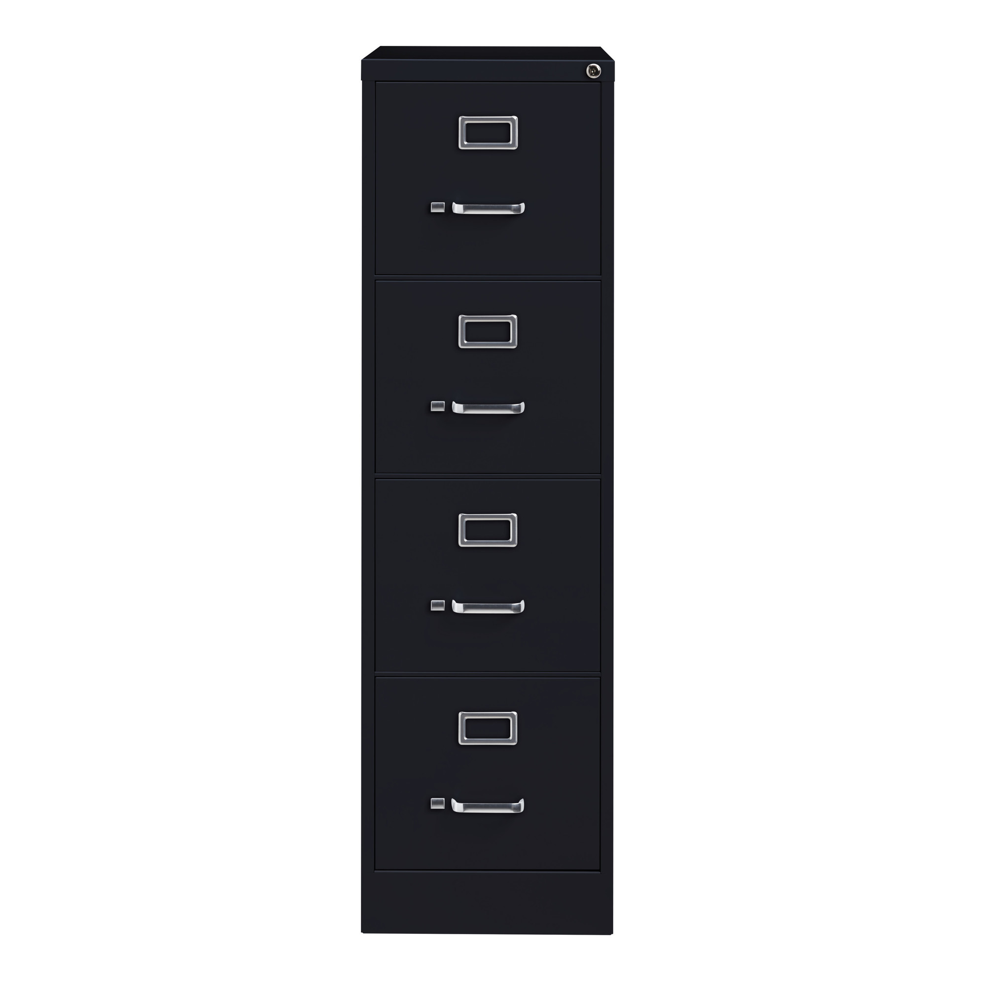 Hirsh Industries, 4 Drawer Letter W File Cabinet, Commercial Grade, Width 15 in, Depth 25 in, Height 52 in, Model 17546