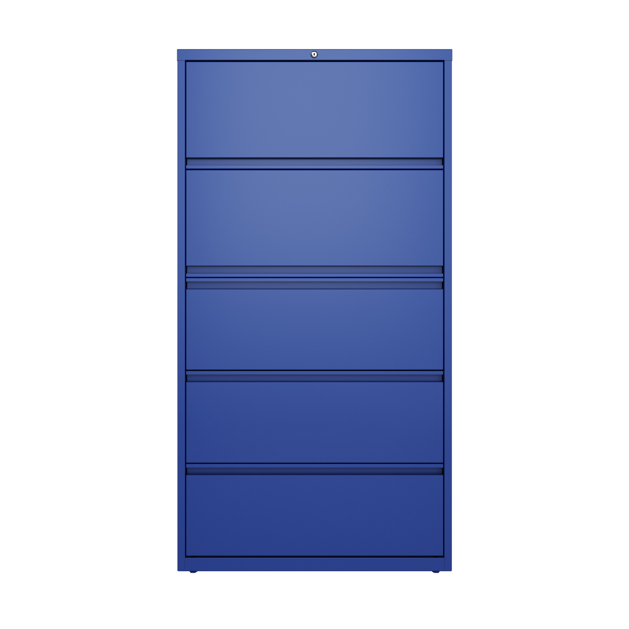 5 Drawer Lateral File Cabinet, Width 36 in, Depth 18.625 in, Height 67.625 in, Model - Hirsh Industries 24260