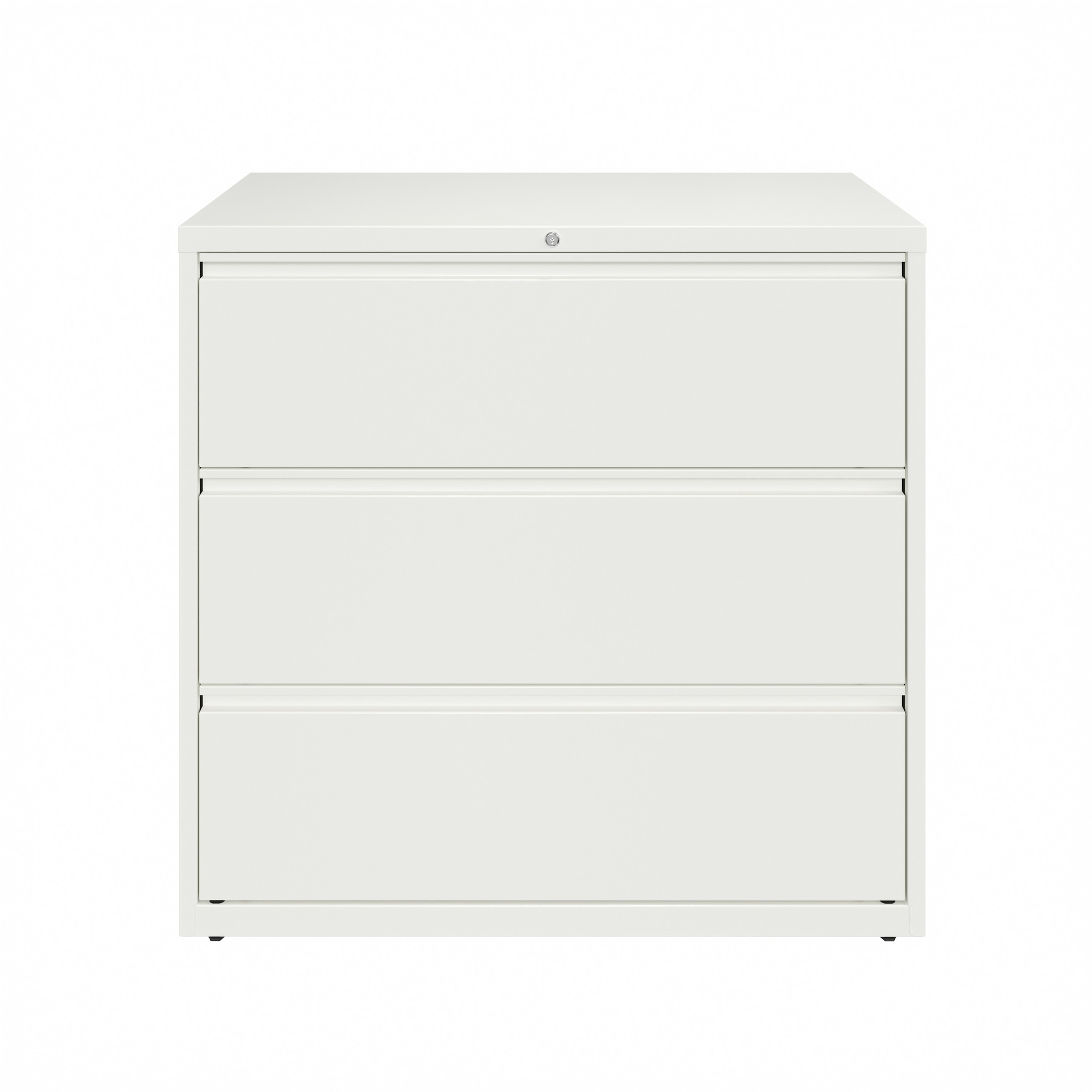 Hirsh Industries, 3 Drawer Lateral File Cabinet, Width 42 in, Depth 18.625 in, Height 40.25 in, Model 23705