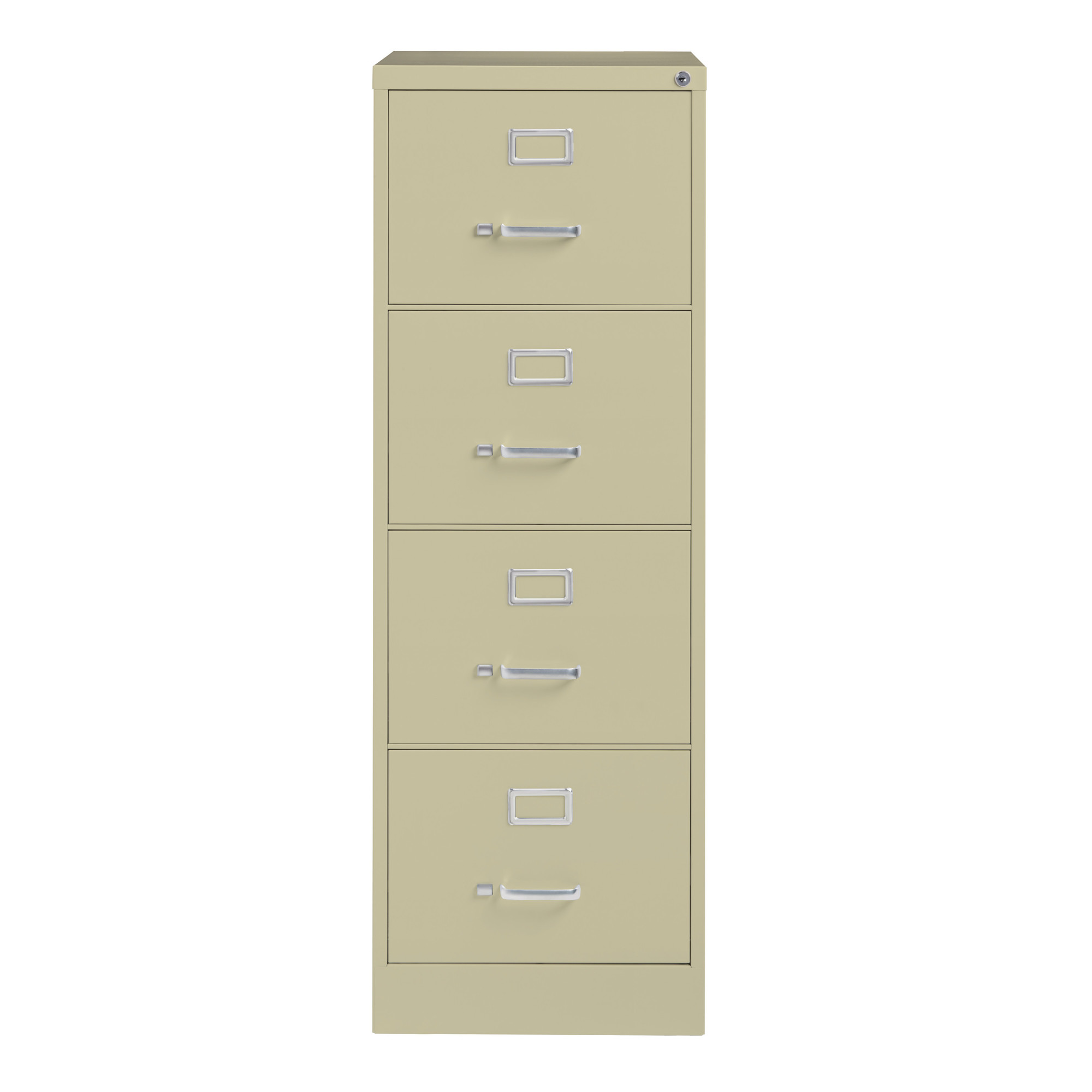 Hirsh Industries, 4 Drawer Legal Width File Cabinet Commercial Grade, Width 18 in, Depth 25 in, Height 52 in, Model 17548