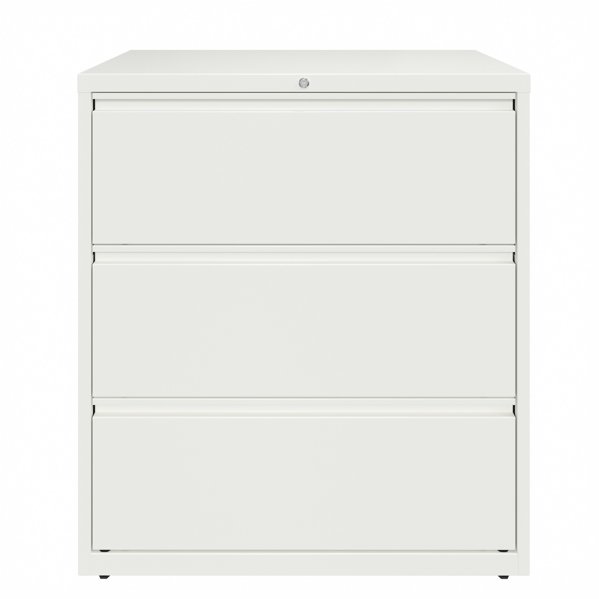 3 Drawer Lateral File Cabinet, Width 36 in, Depth 18.625 in, Height 40.25 in, Model - Hirsh Industries 23701